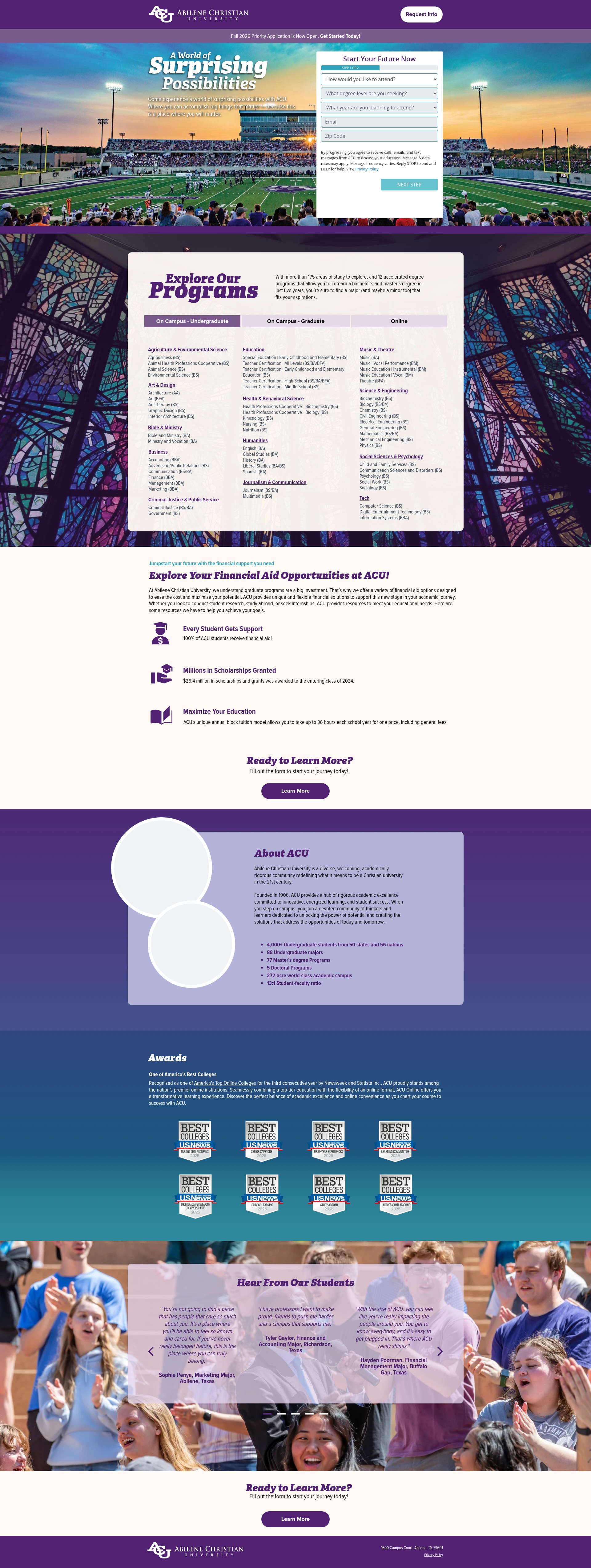 Landing Page