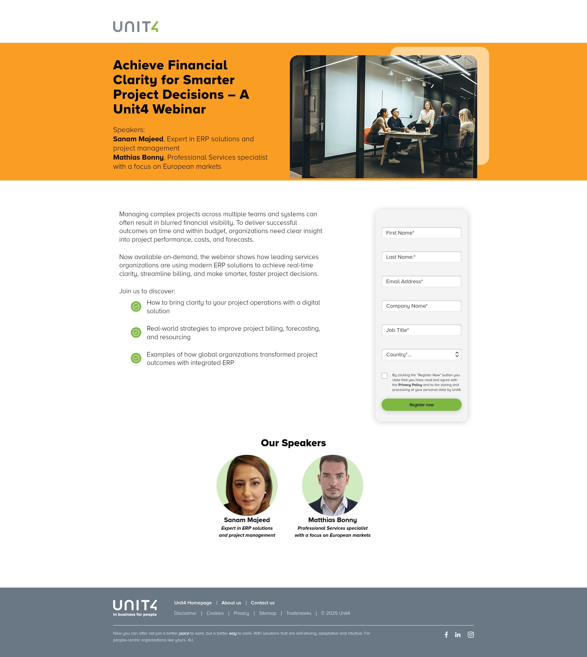 Landing Page