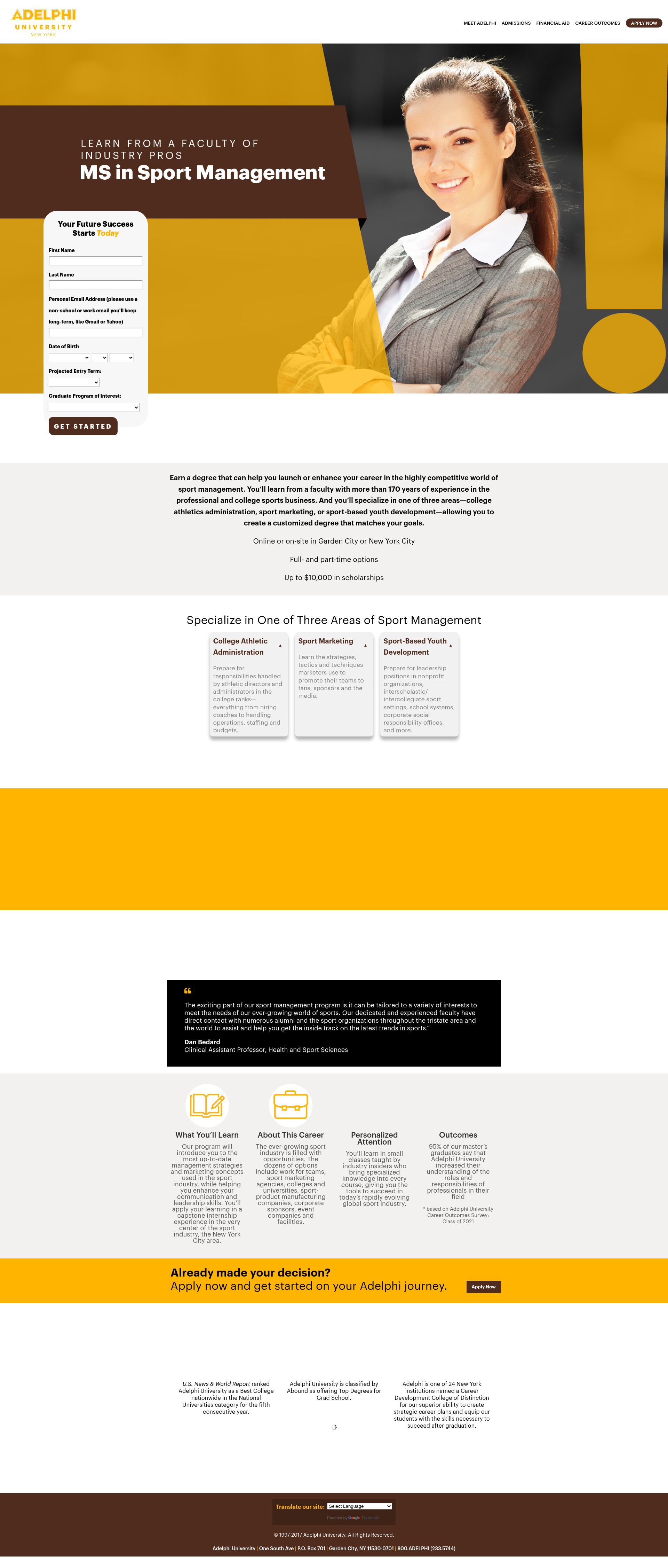 Landing Page