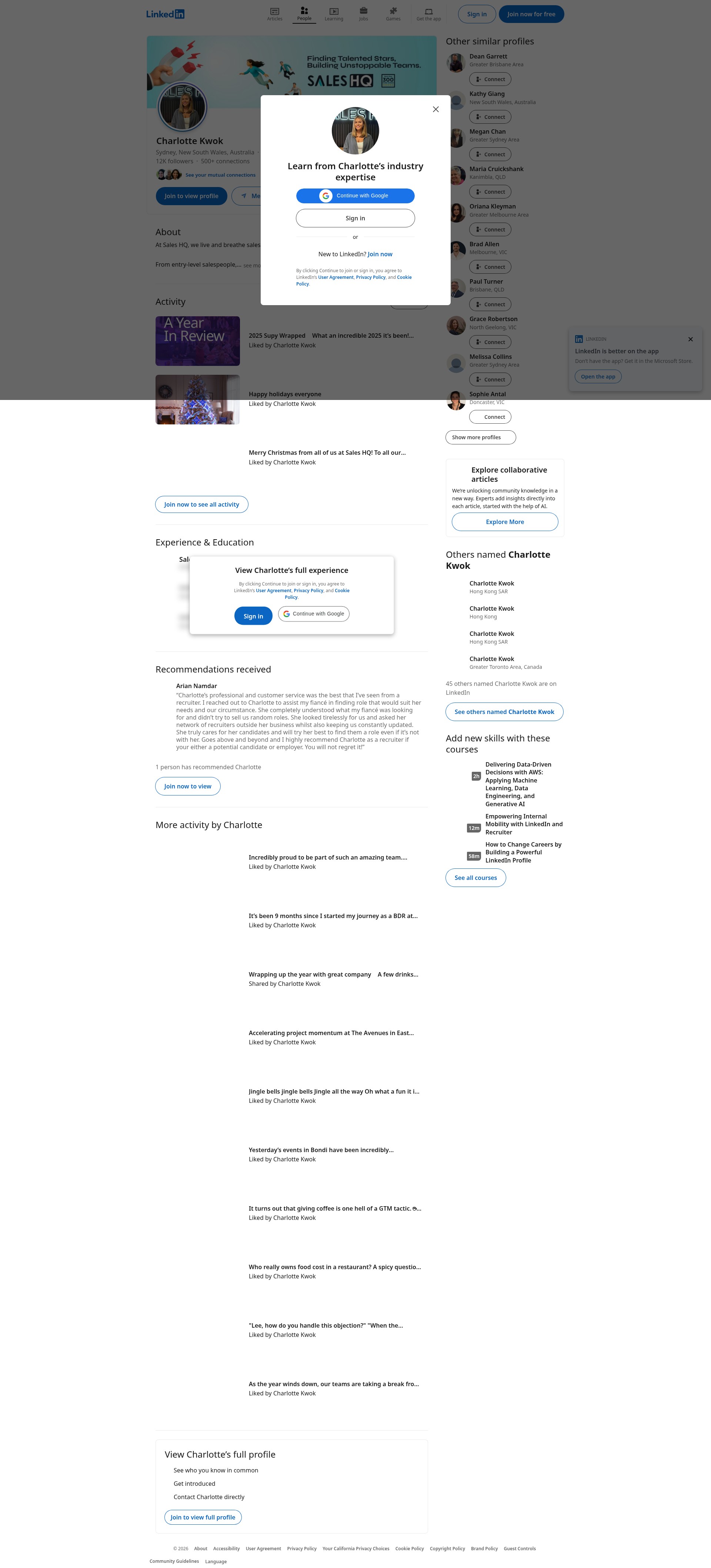 Landing Page