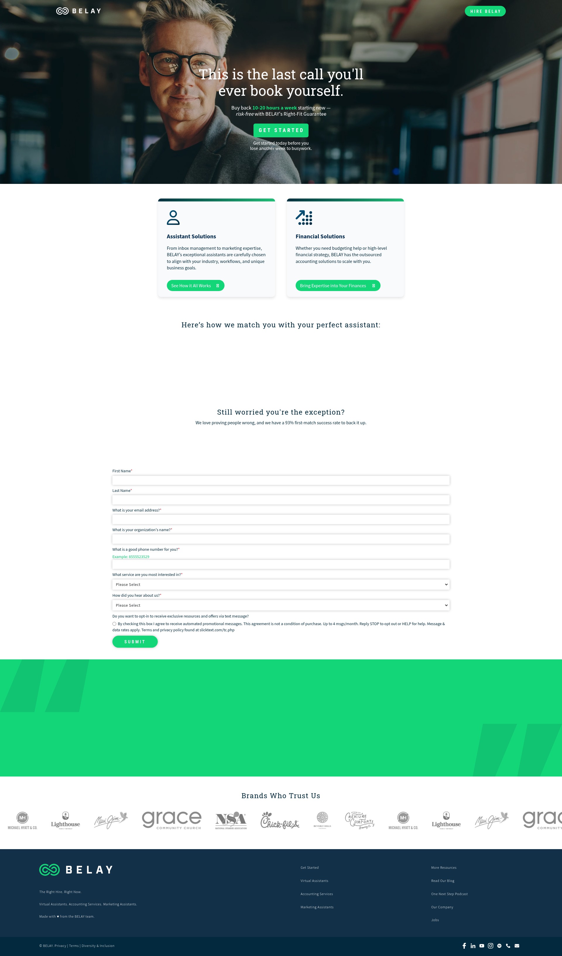 Landing Page