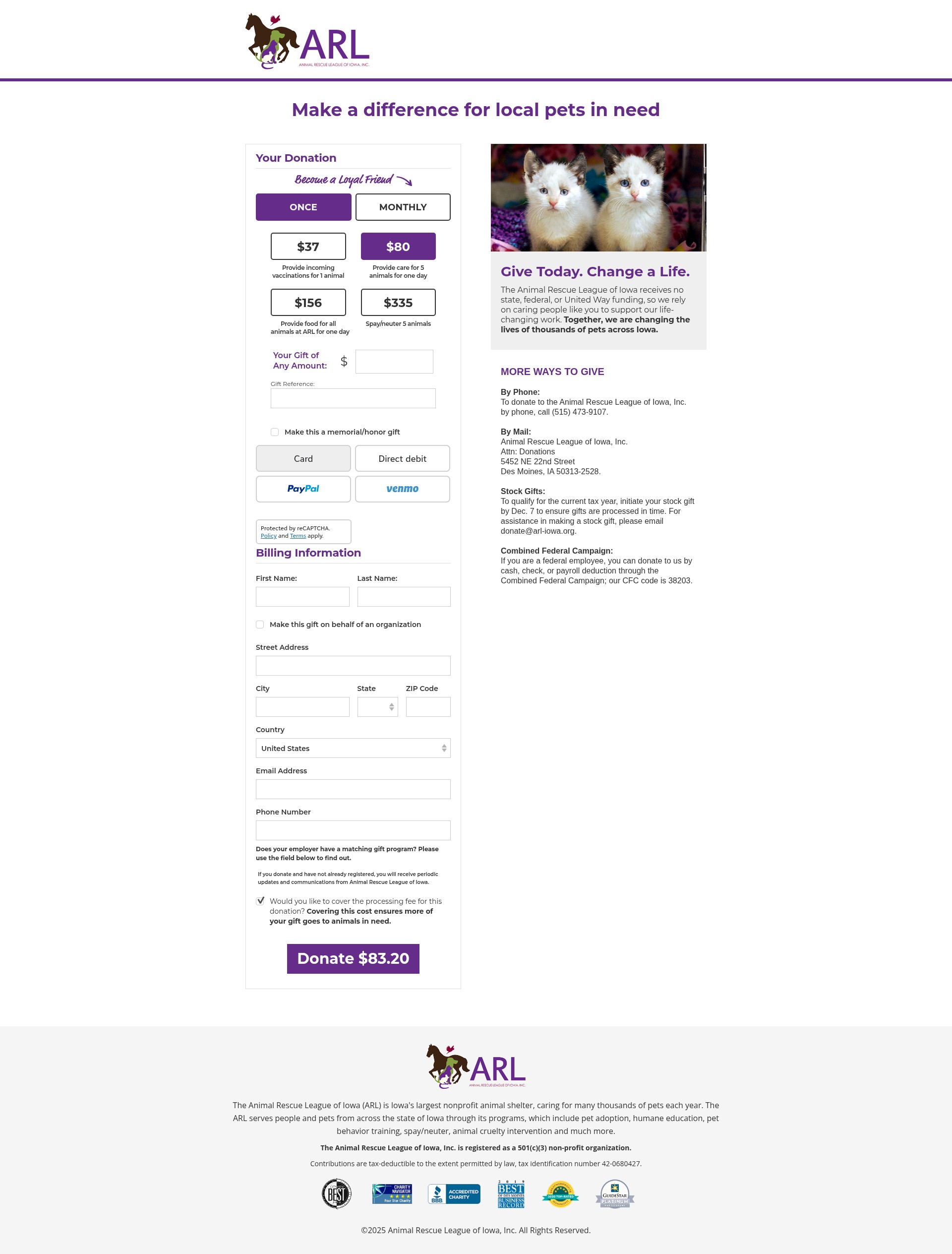 Landing Page