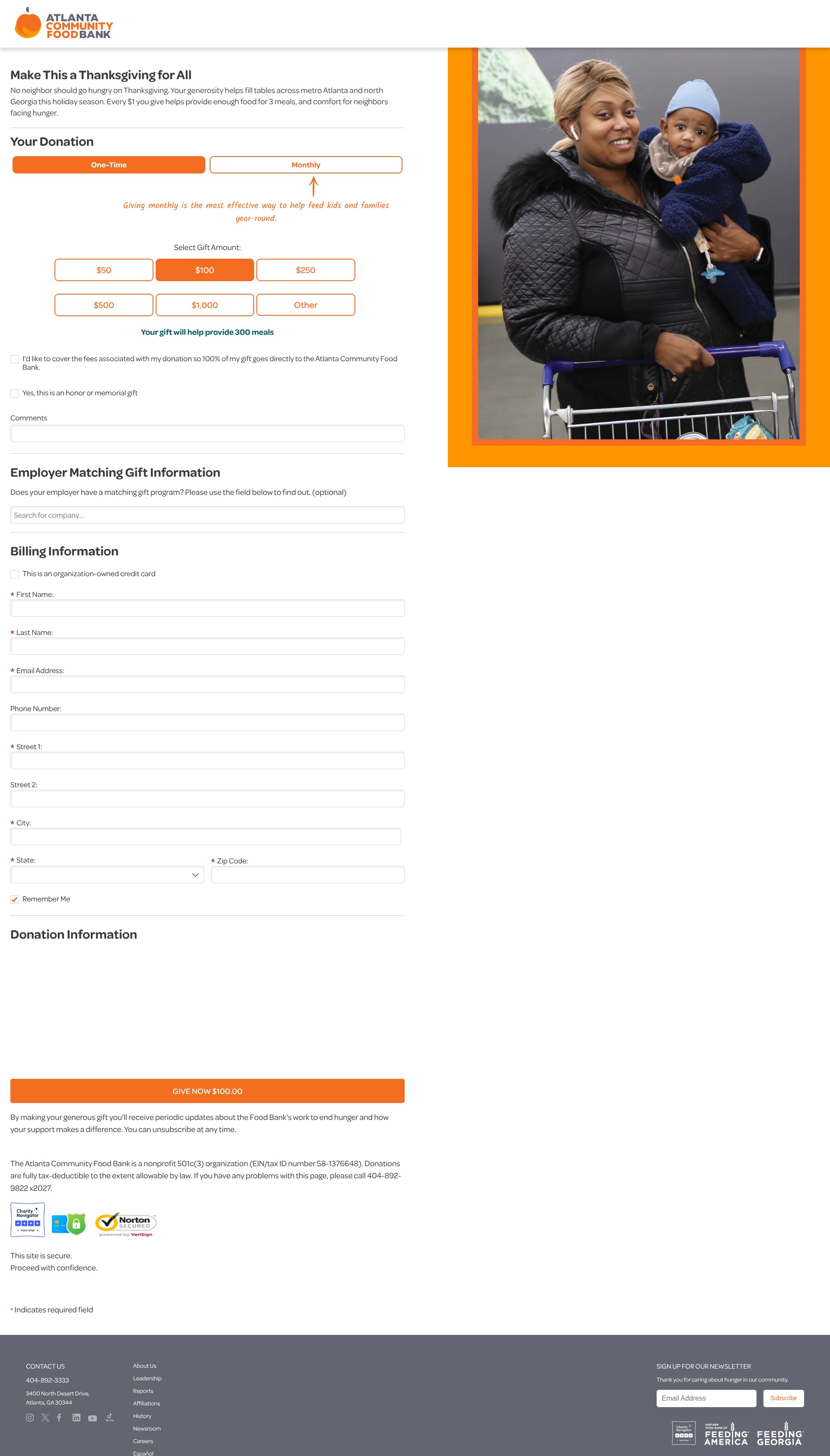 Landing Page