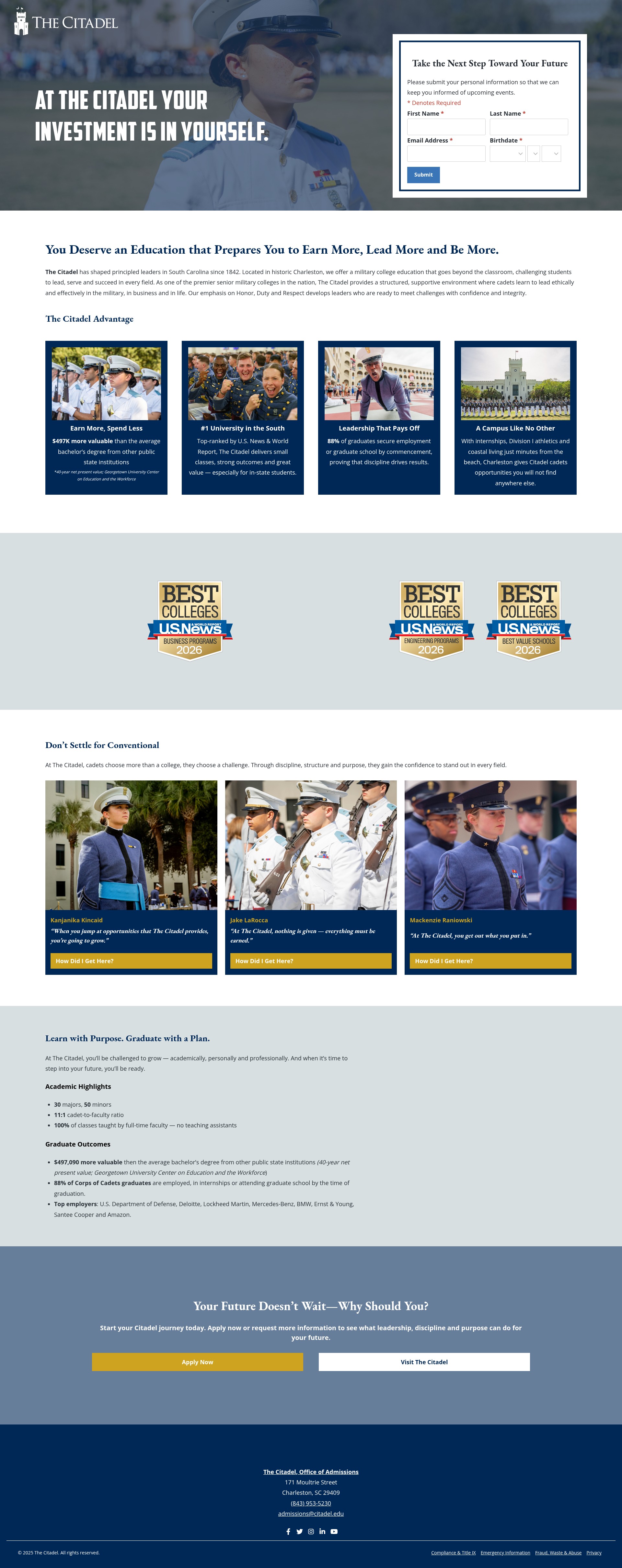 Landing Page