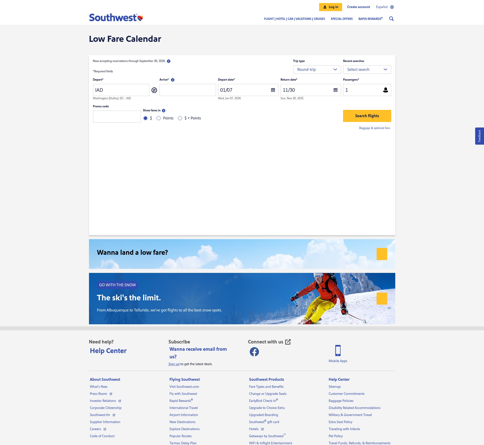 Landing Page