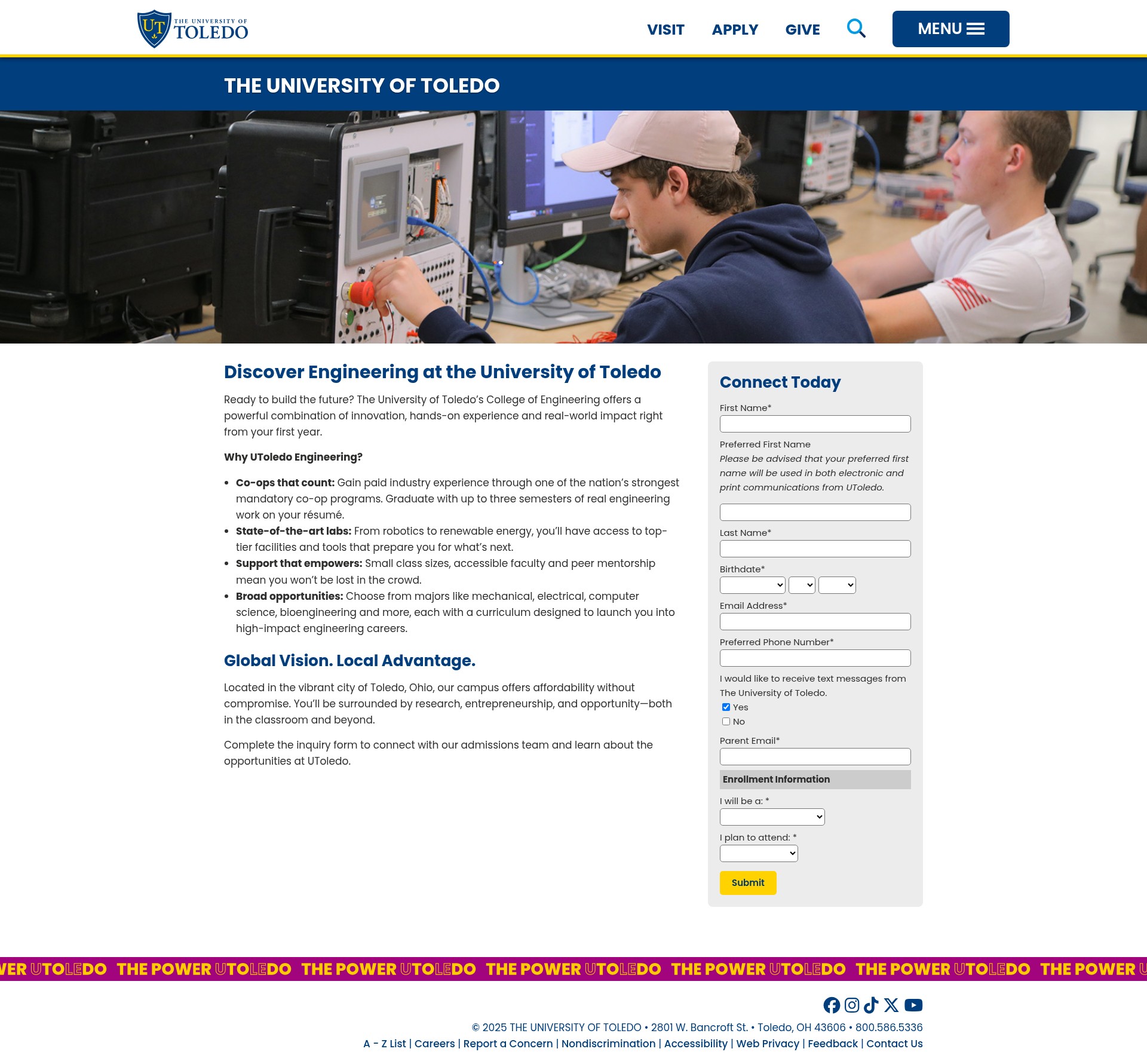 Landing Page