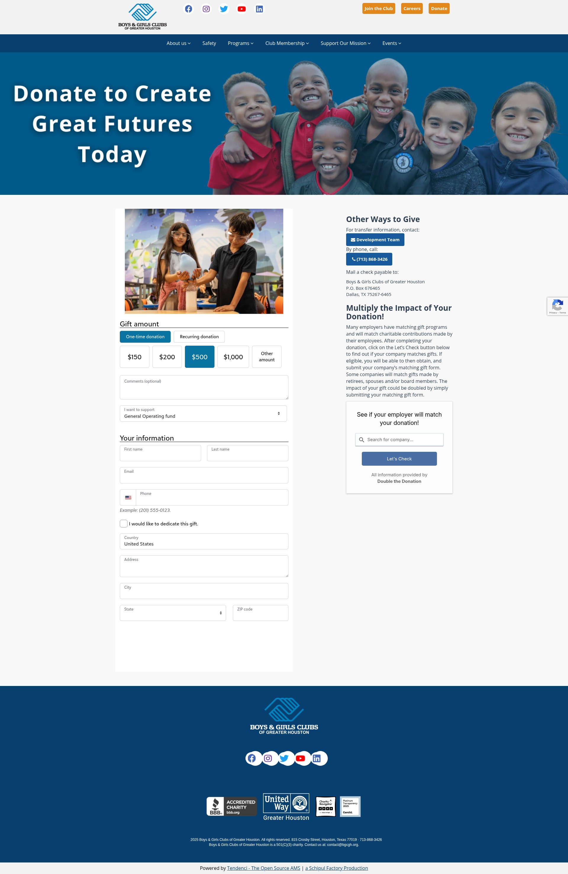Landing Page
