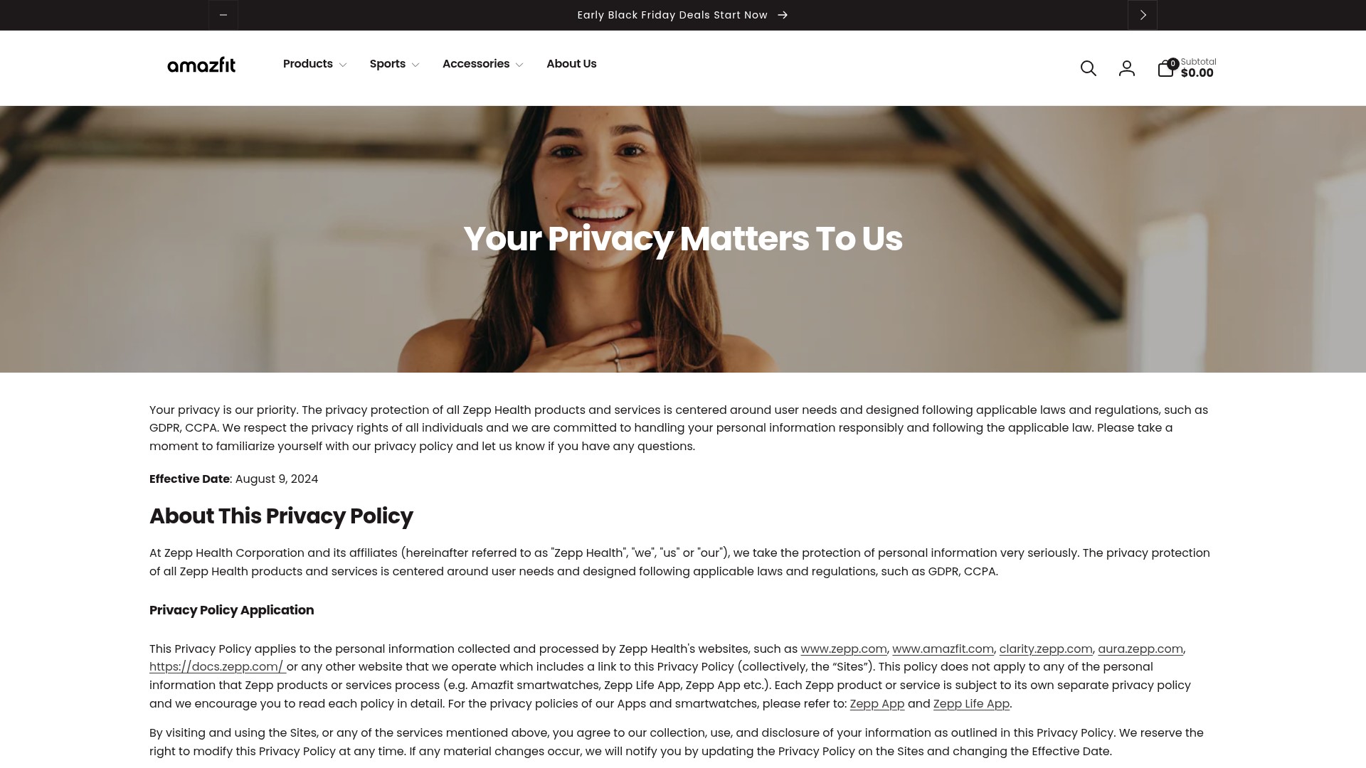 Landing Page