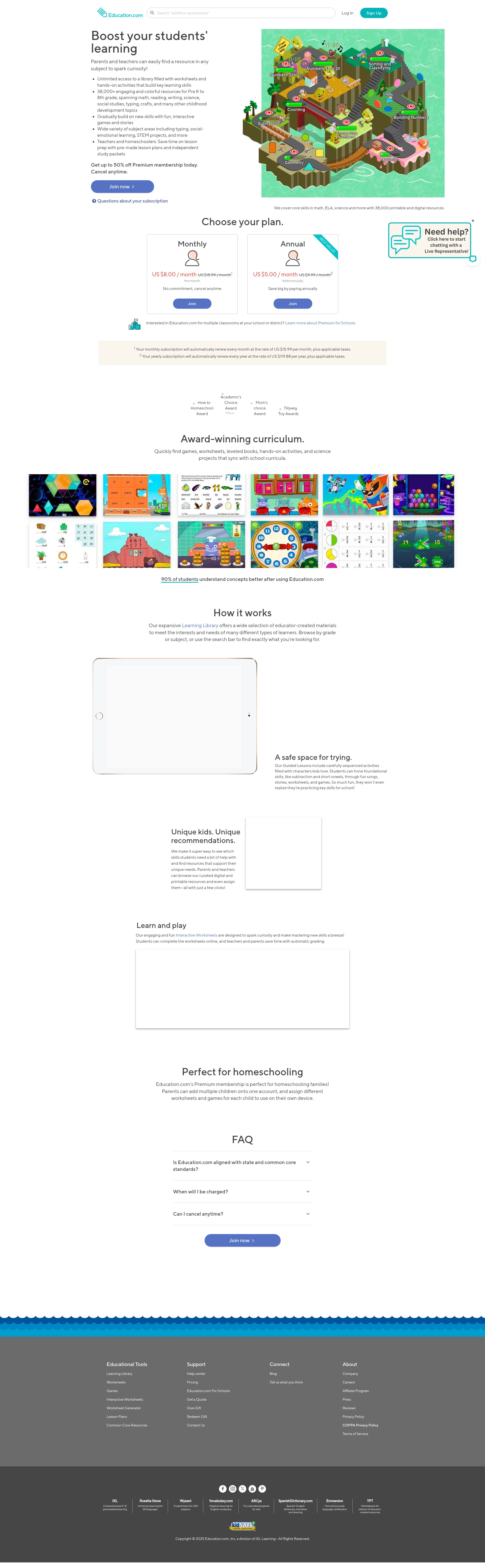 Landing Page