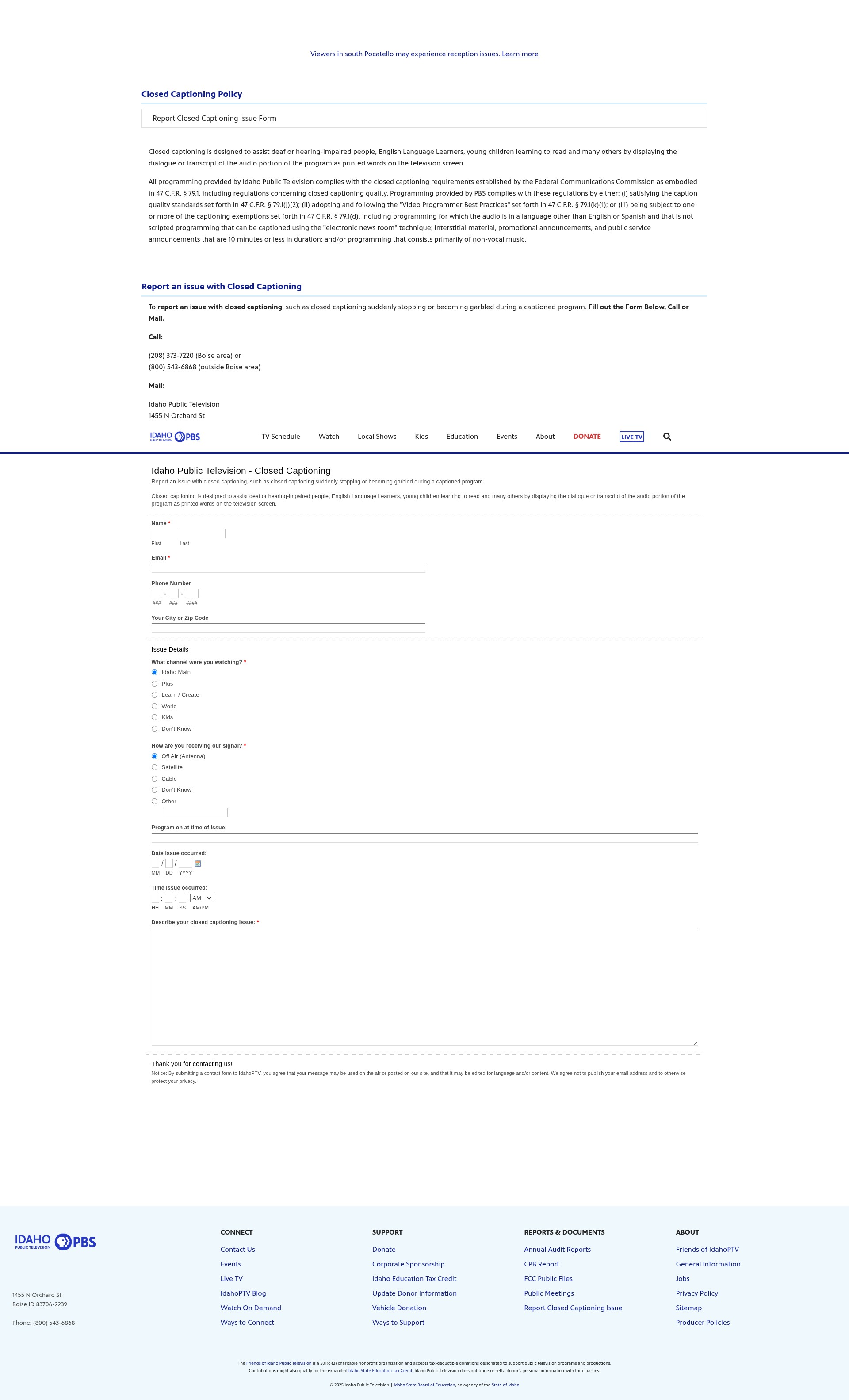 Landing Page