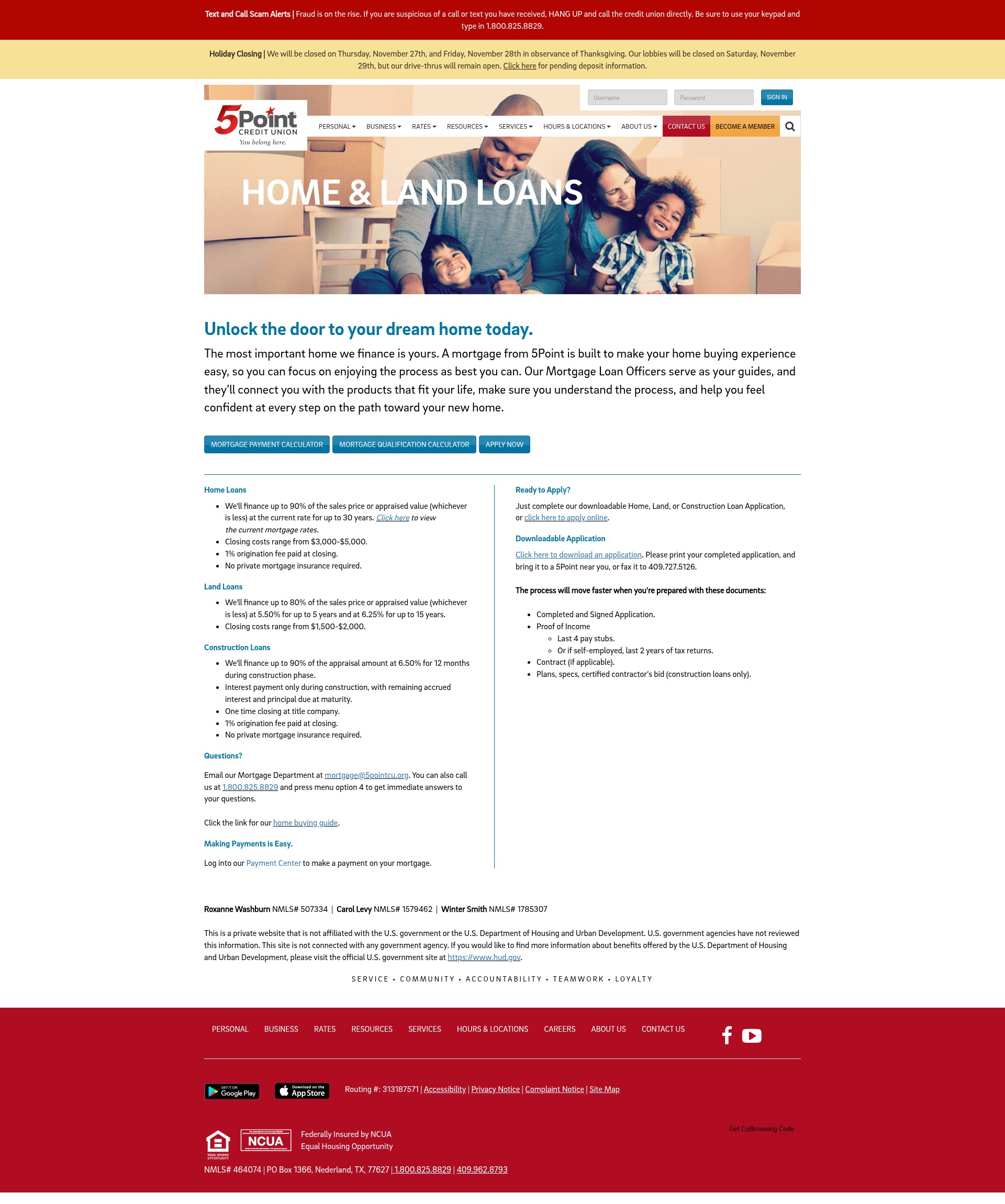 Landing Page