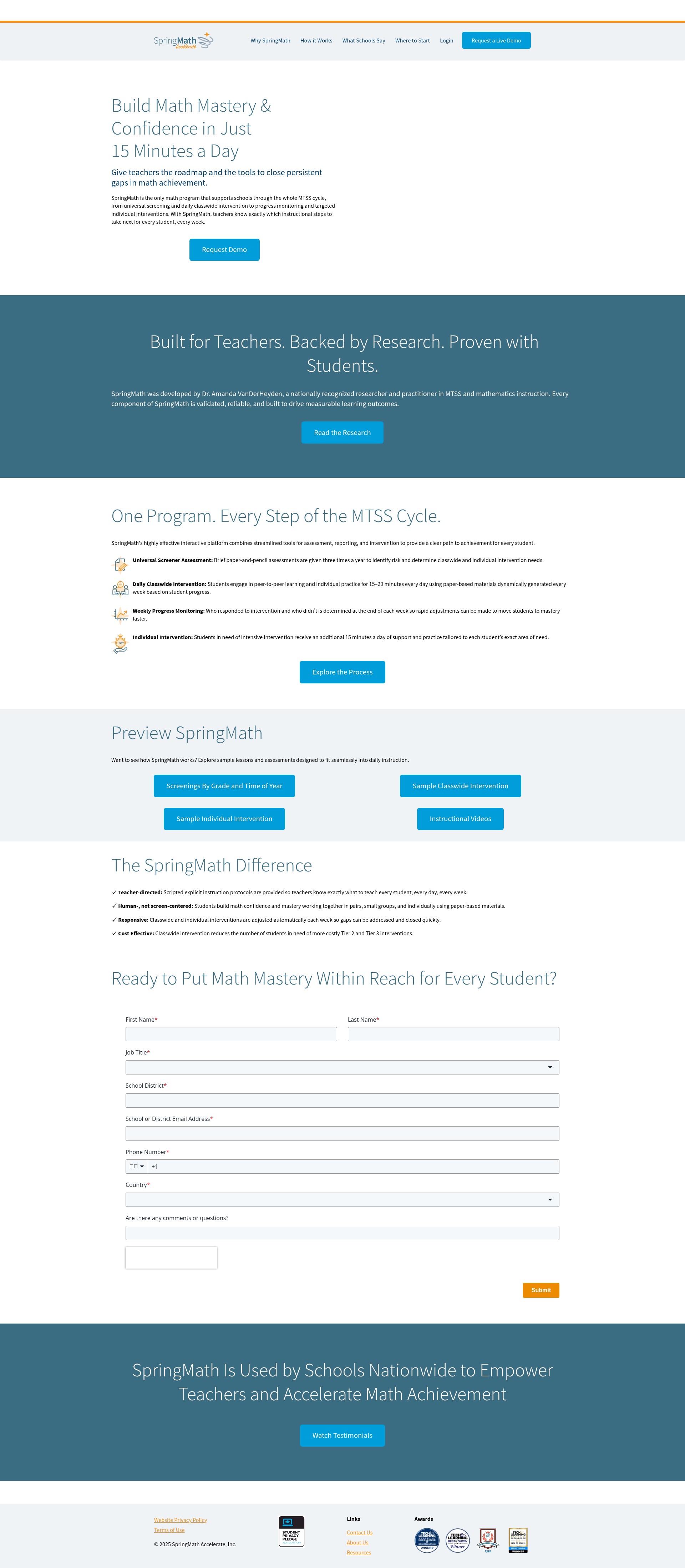 Landing Page
