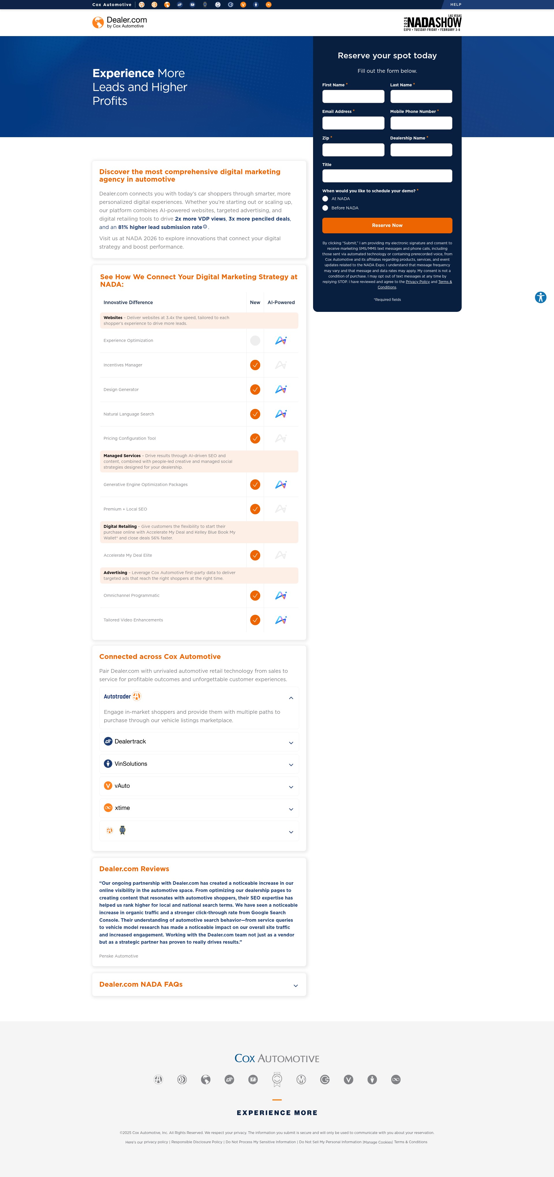 Landing Page
