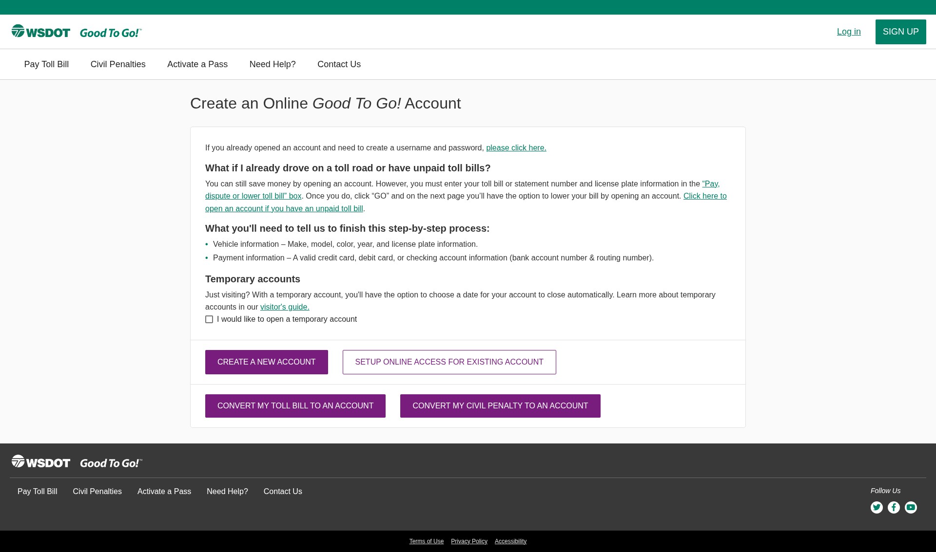 Landing Page