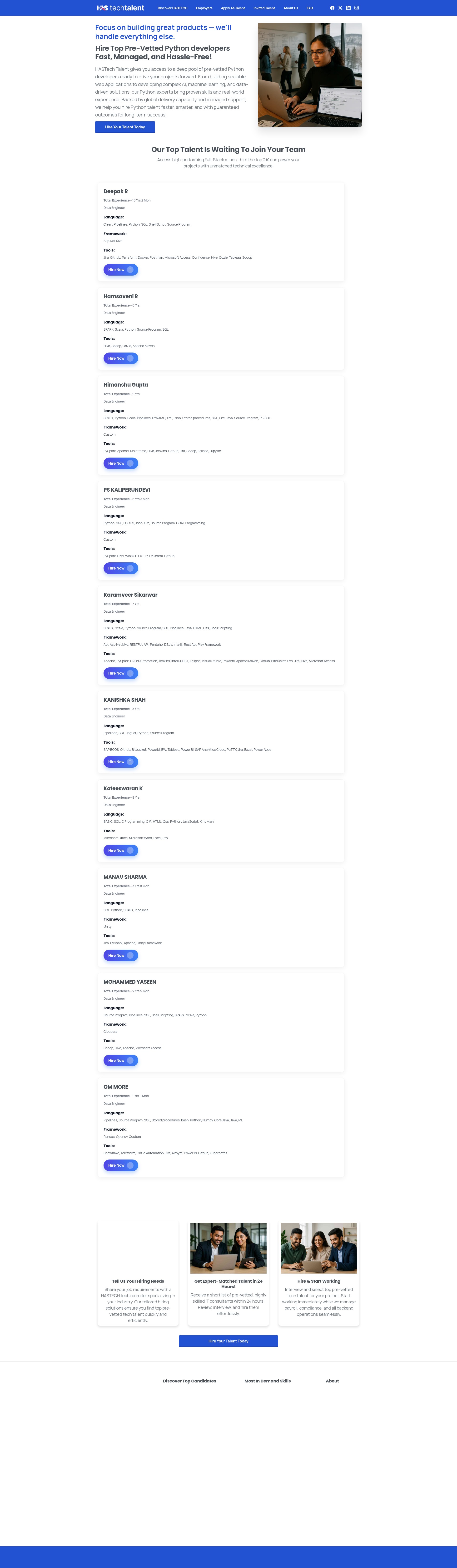 Landing Page