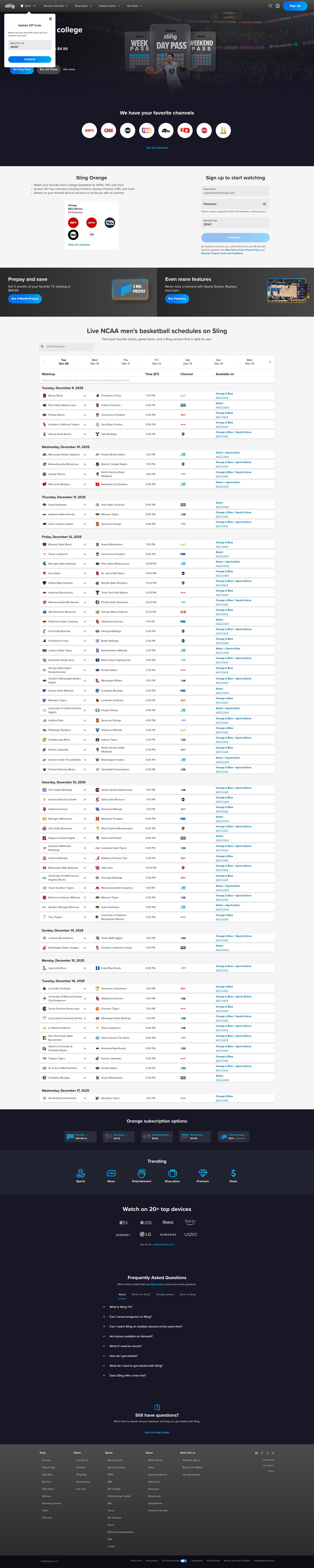 Landing Page