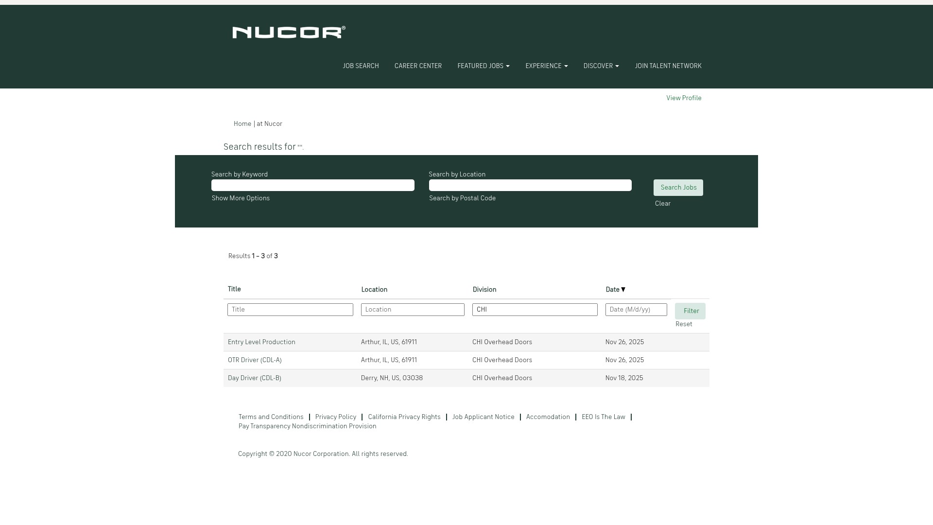 Landing Page