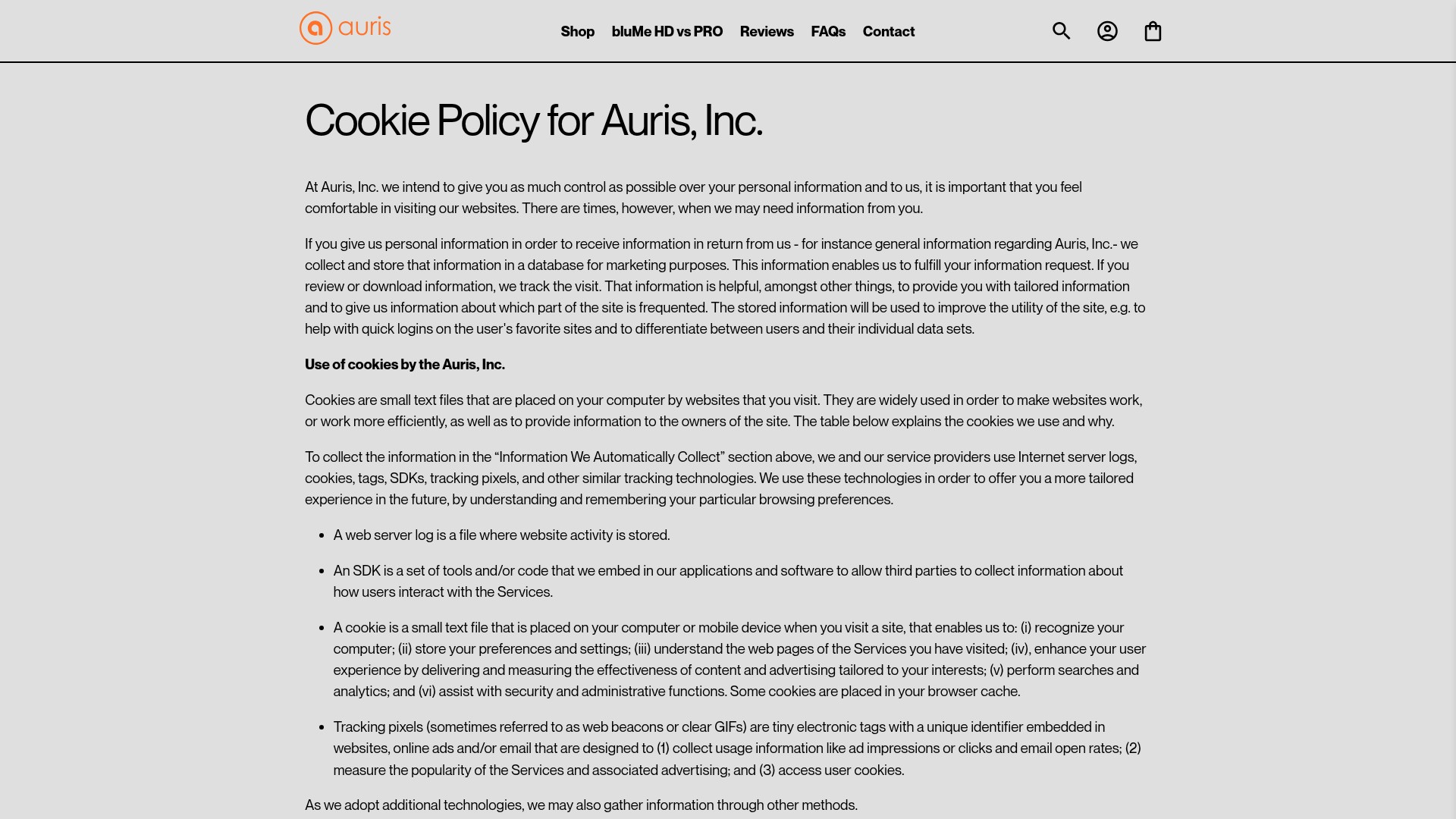 Landing Page