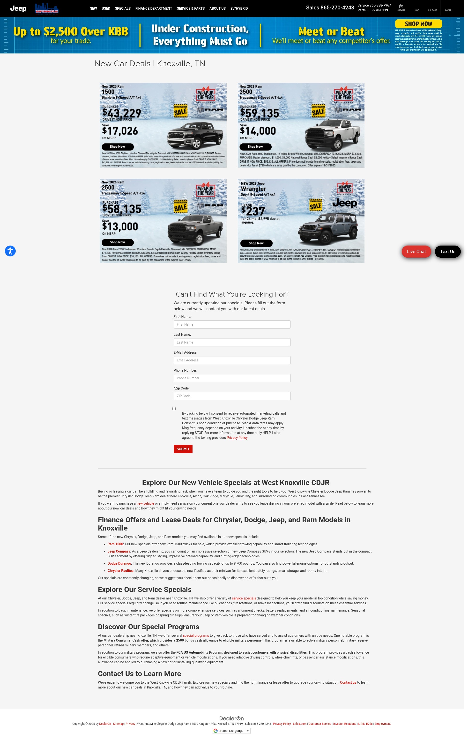 Landing Page