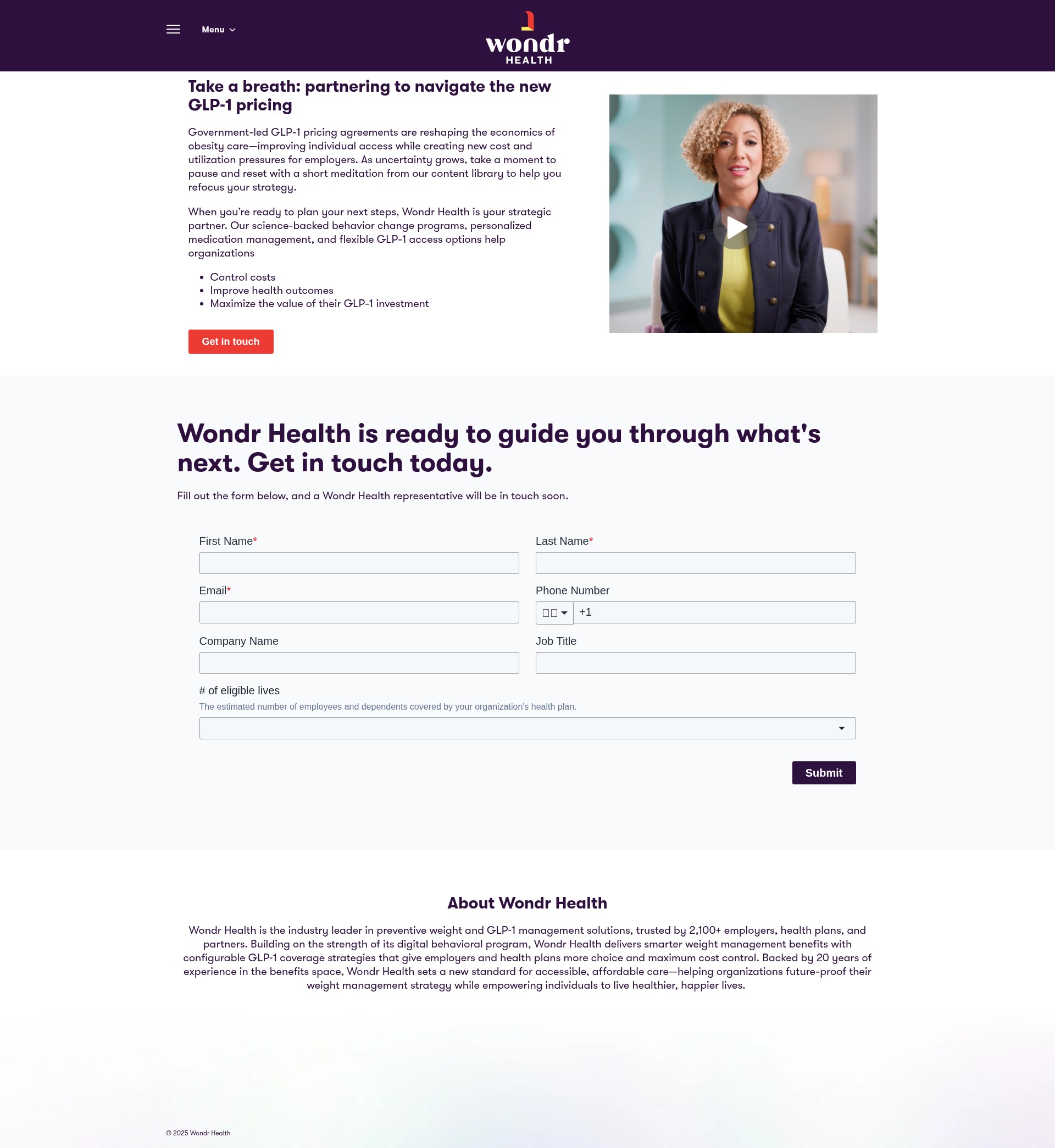 Landing Page