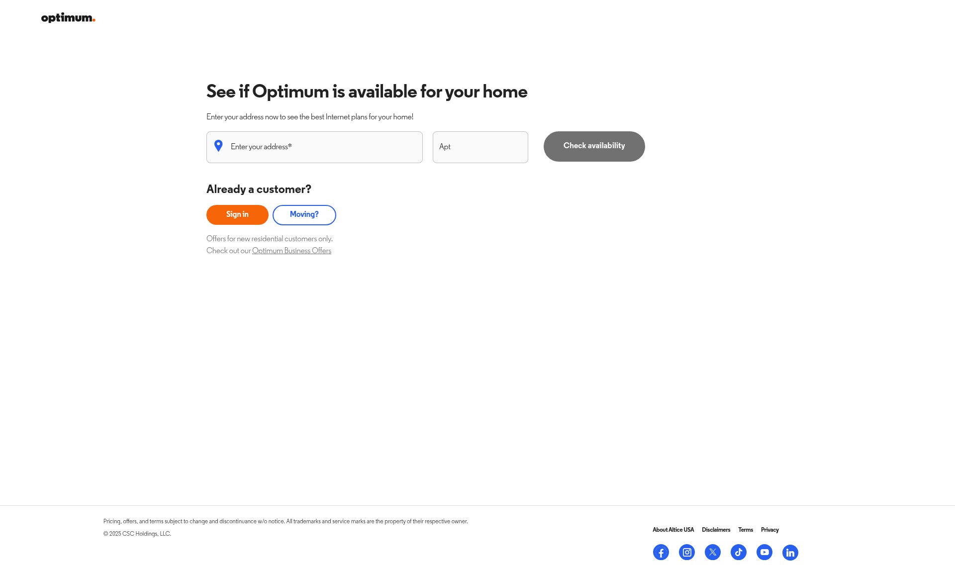 Landing Page