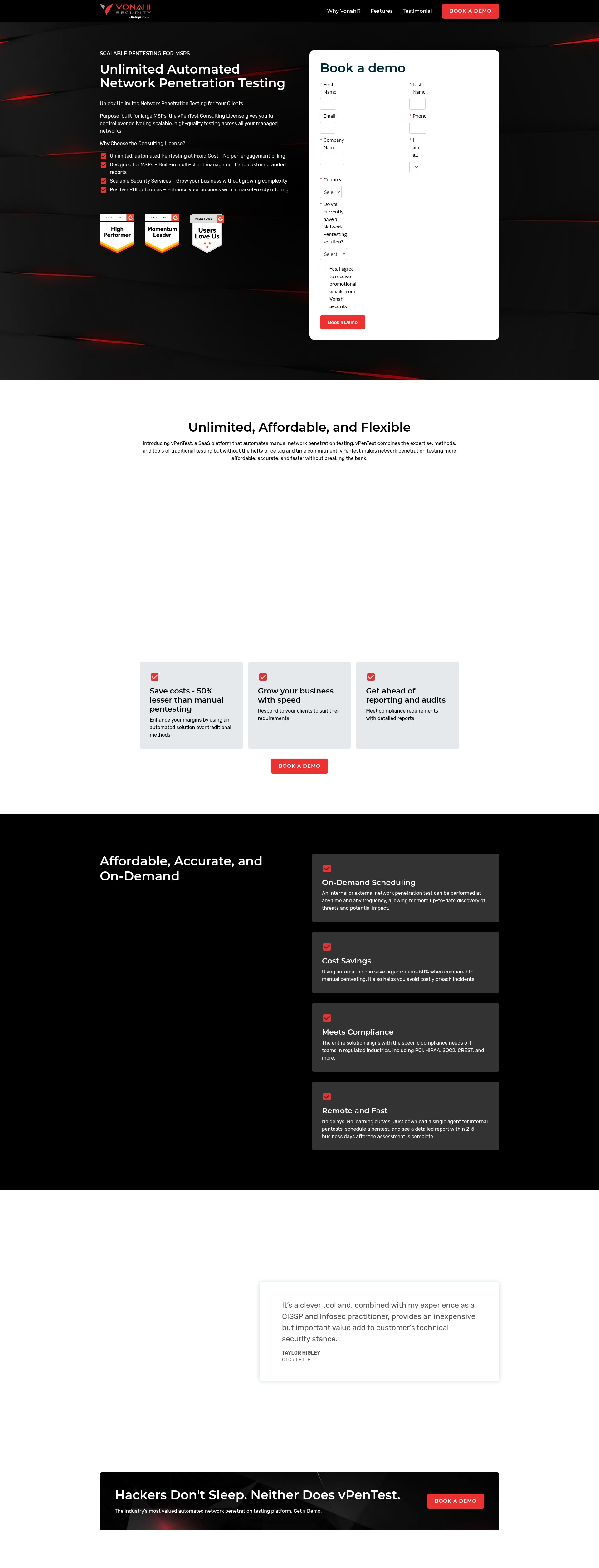 Landing Page