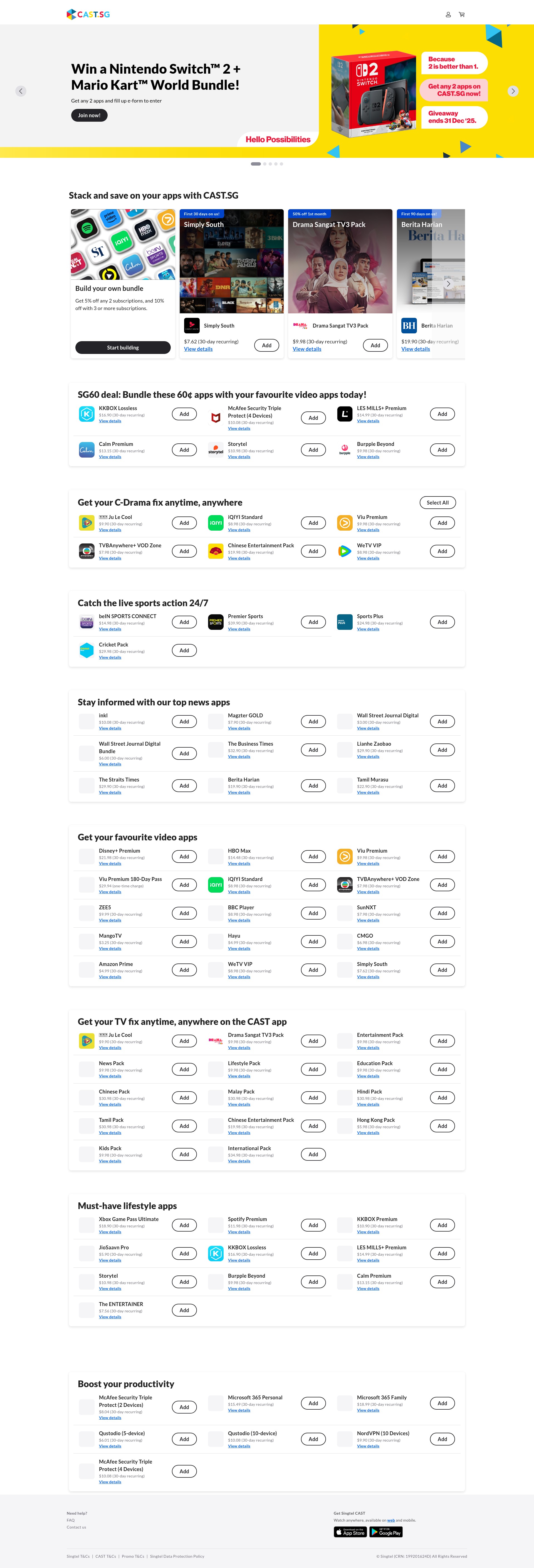 Landing Page