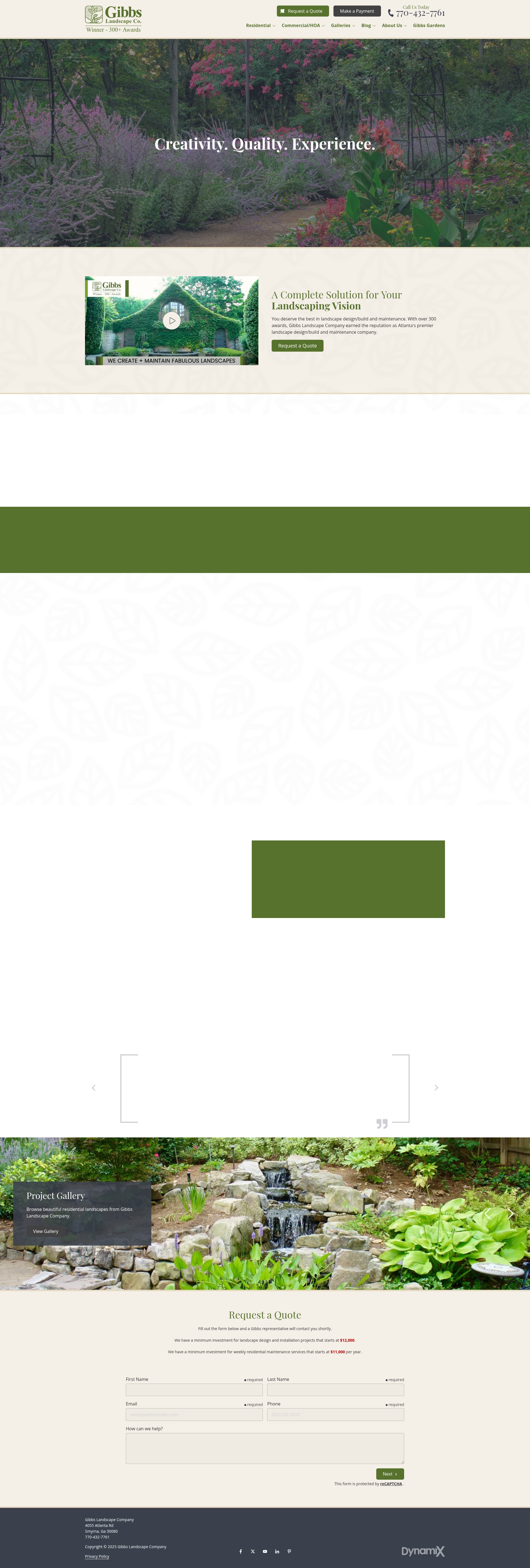 Landing Page