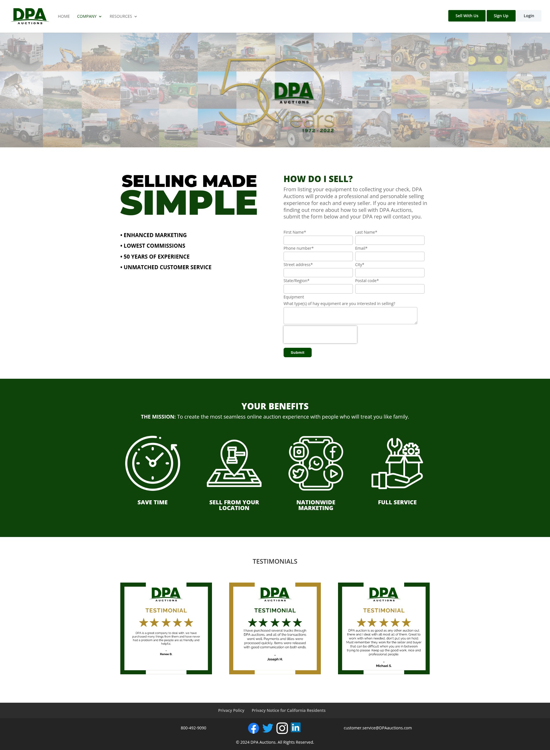 Landing Page