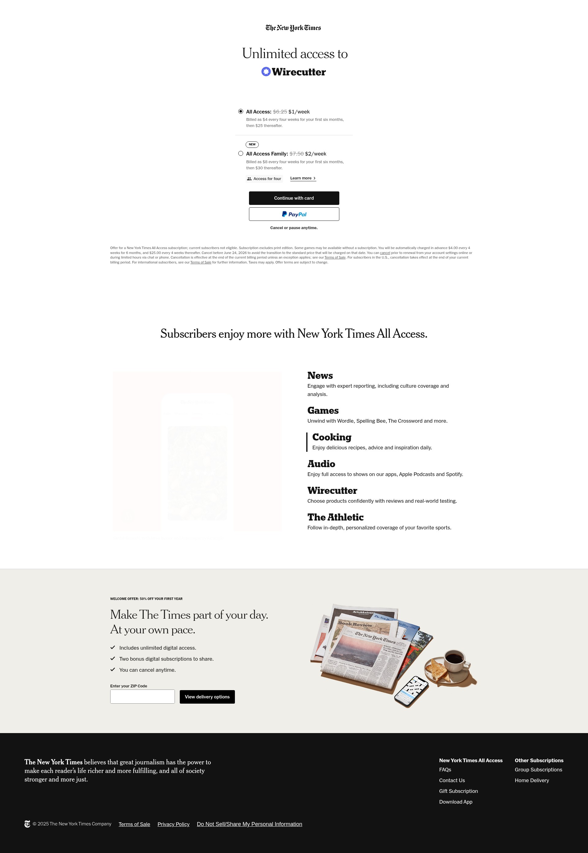 Landing Page