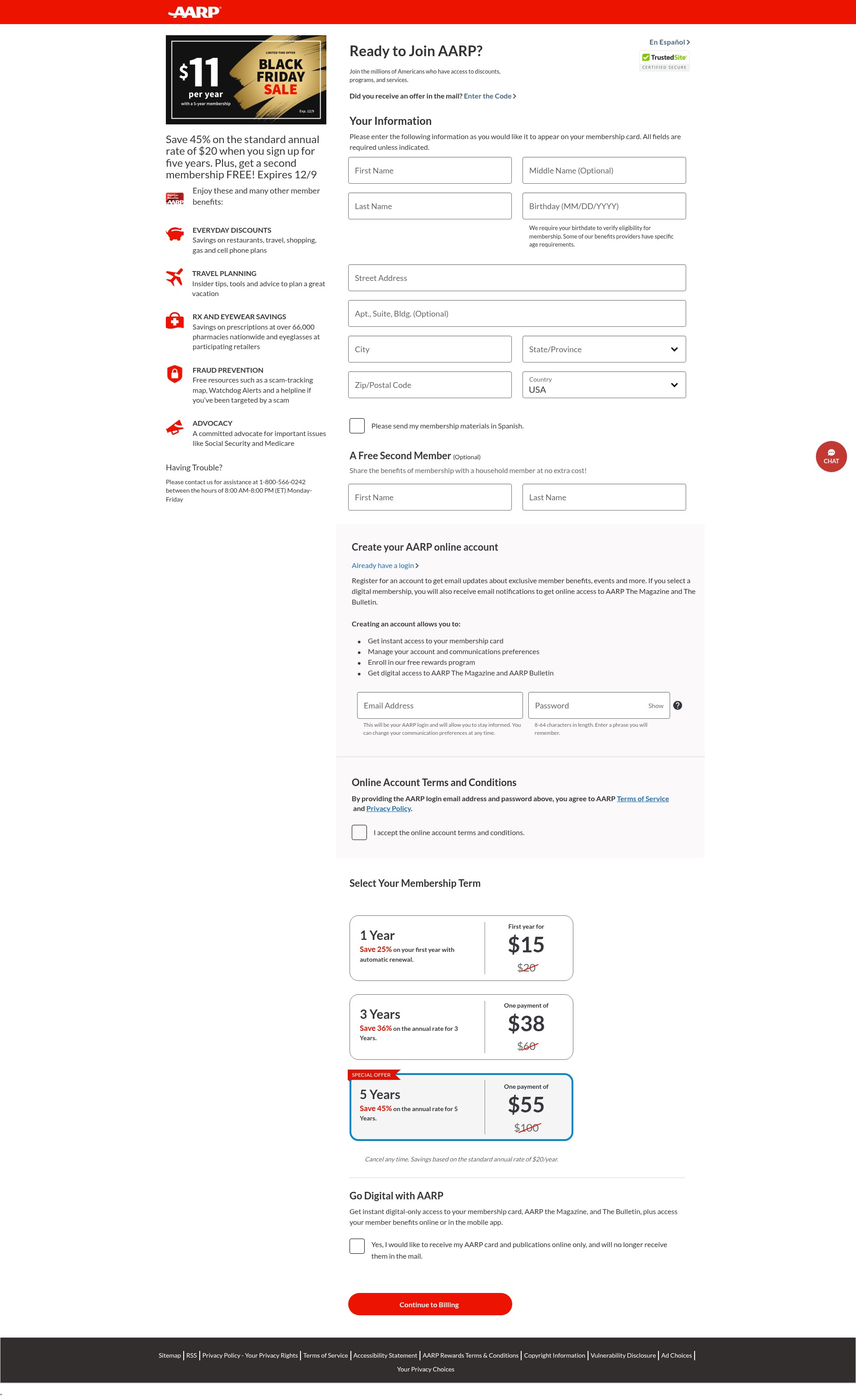 Landing Page