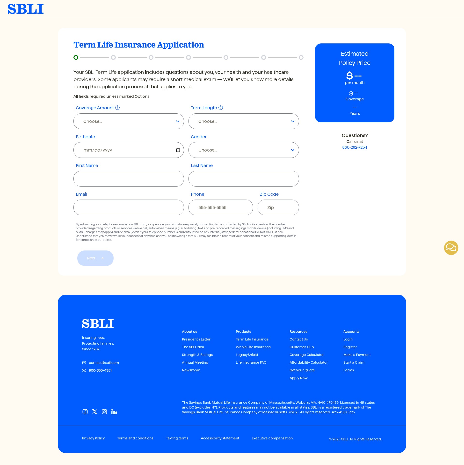 Landing Page