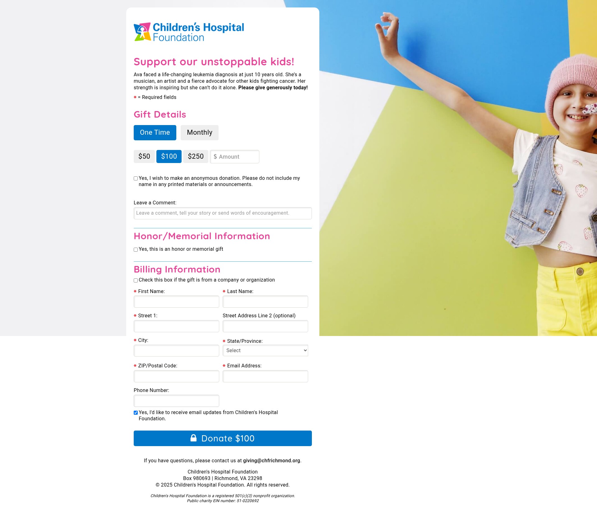 Landing Page