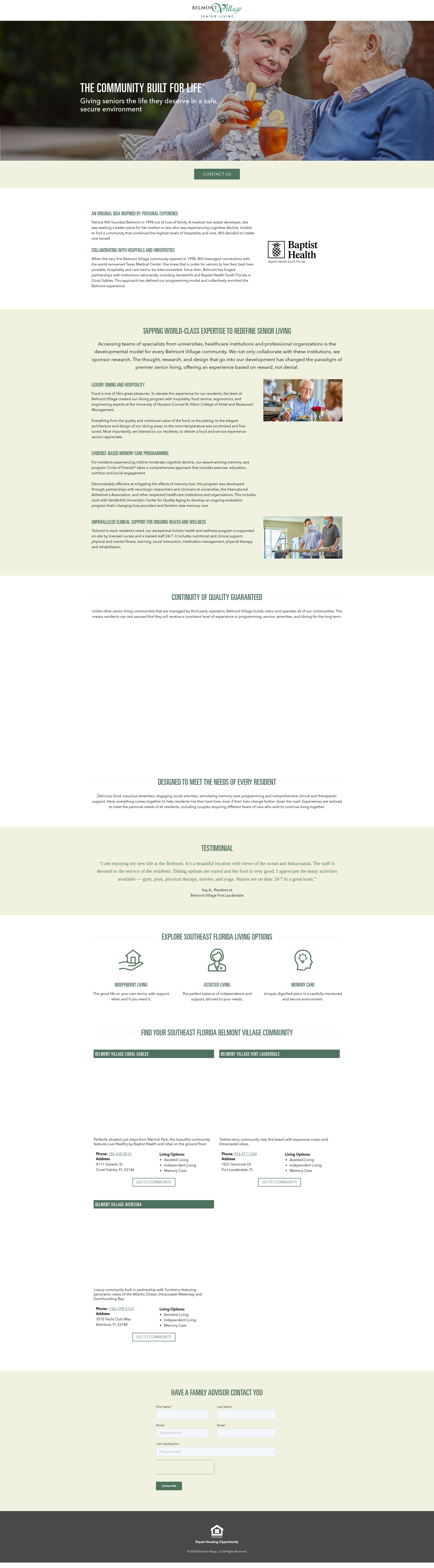 Landing Page