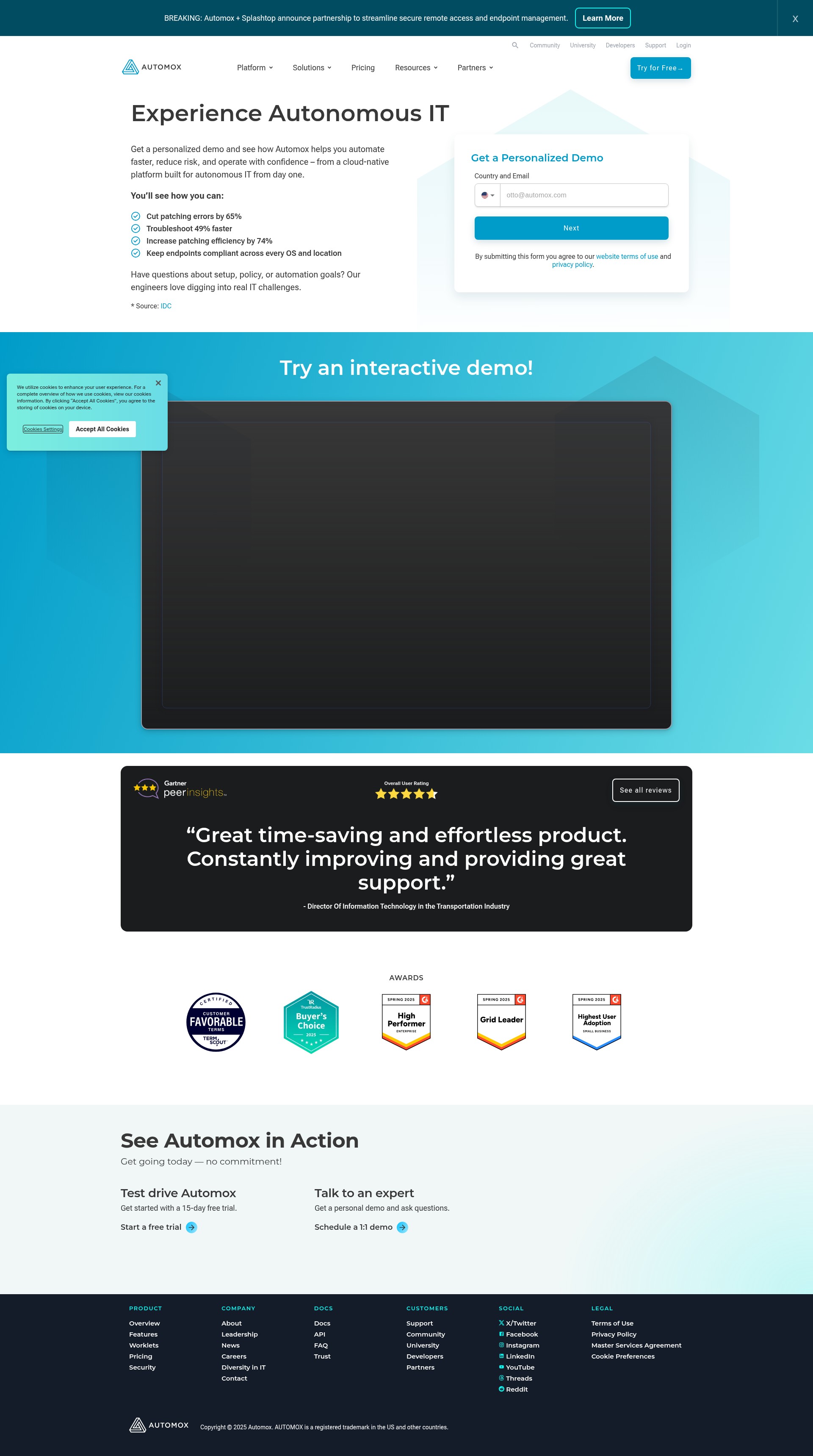 Landing Page