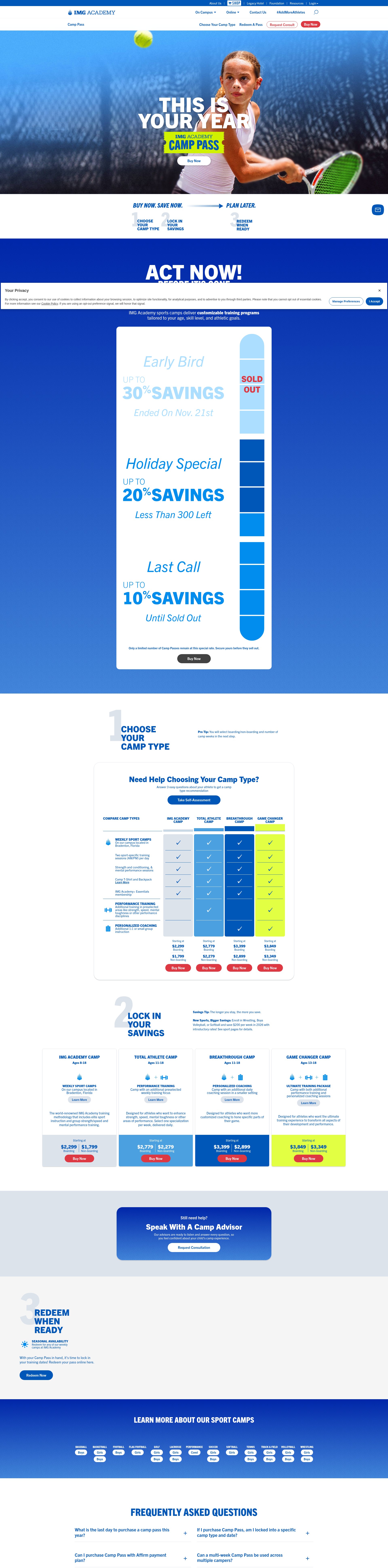 Landing Page