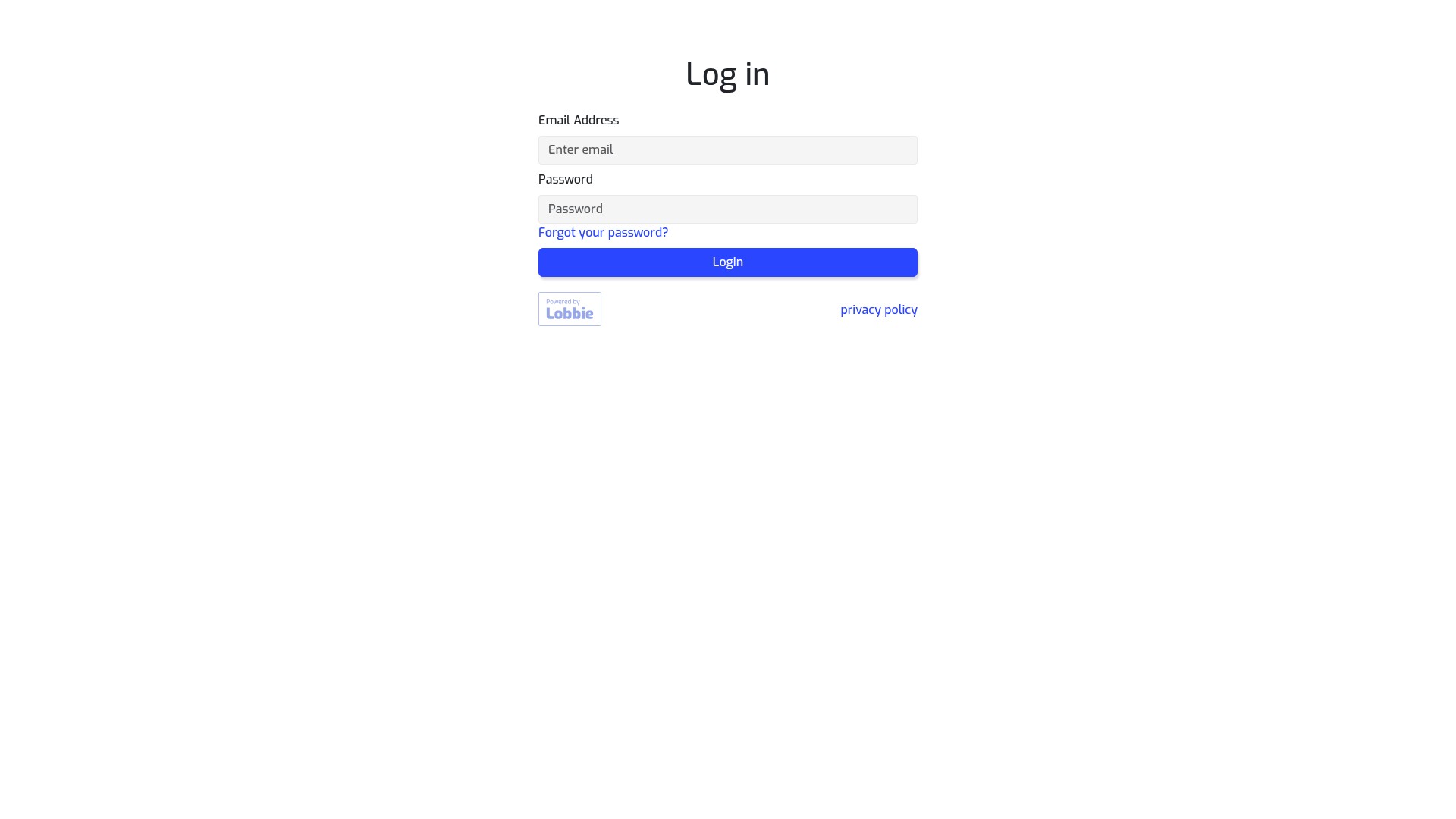 Landing Page