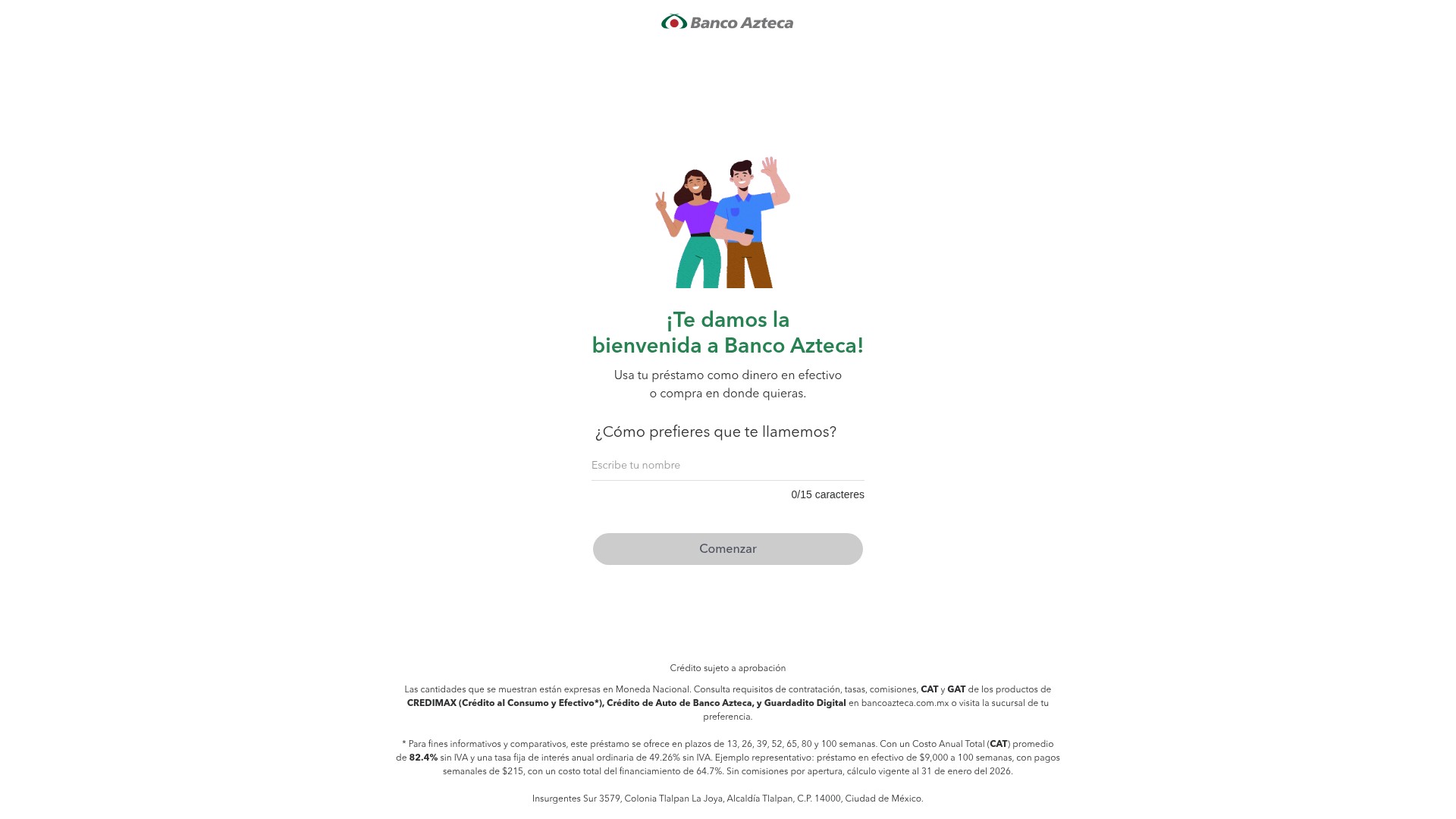 Landing Page