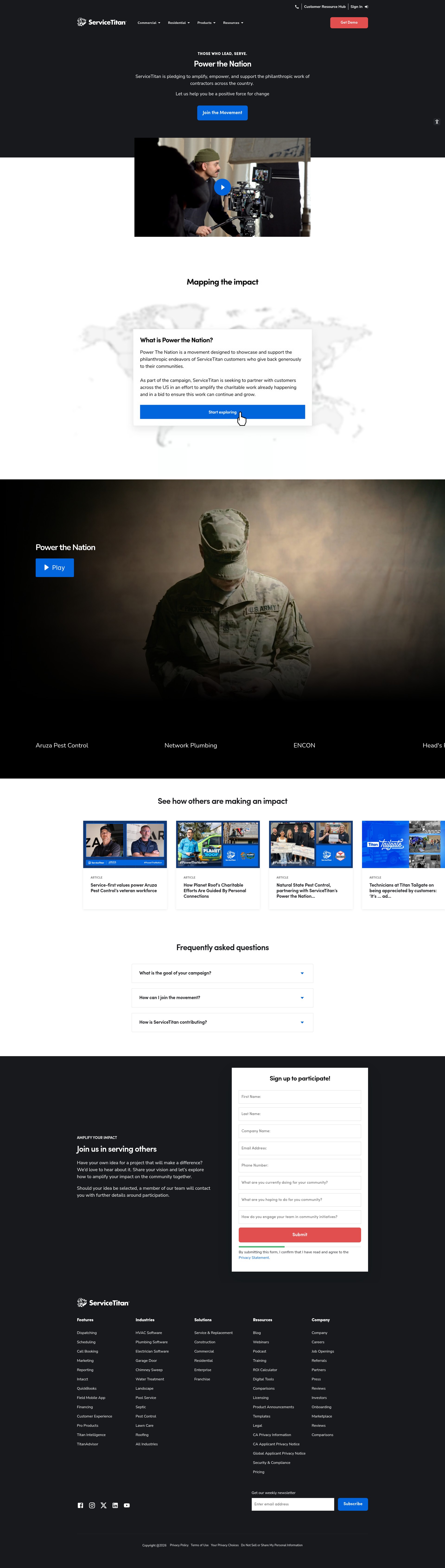 Landing Page