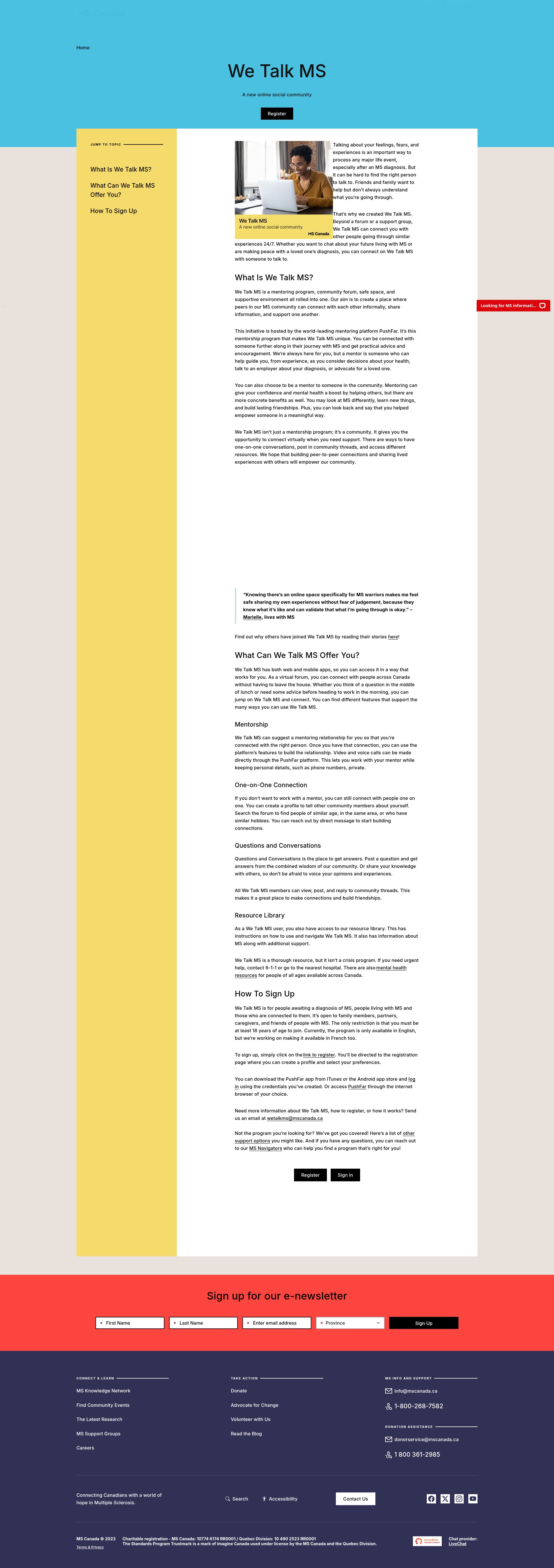 Landing Page