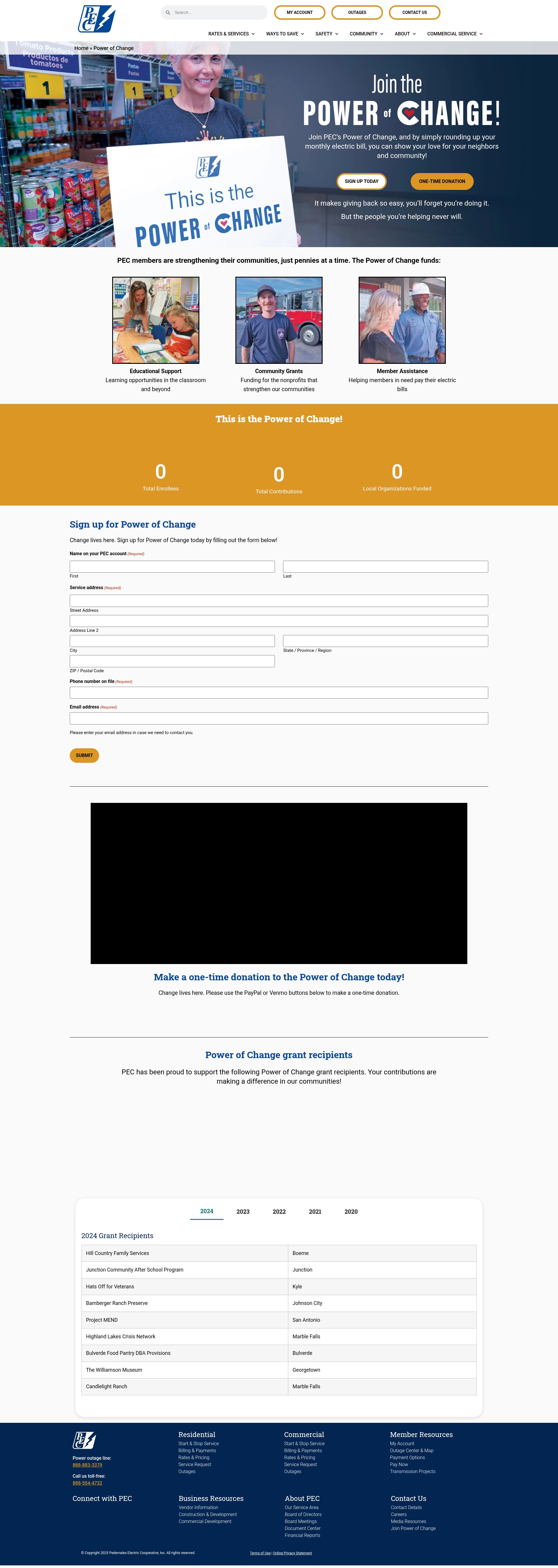 Landing Page