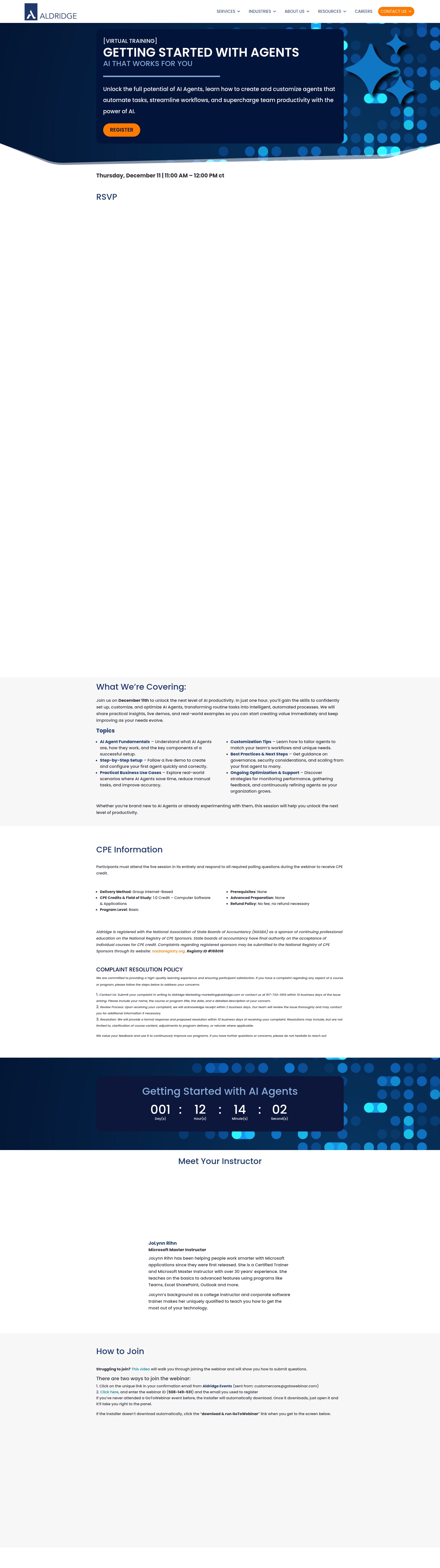 Landing Page