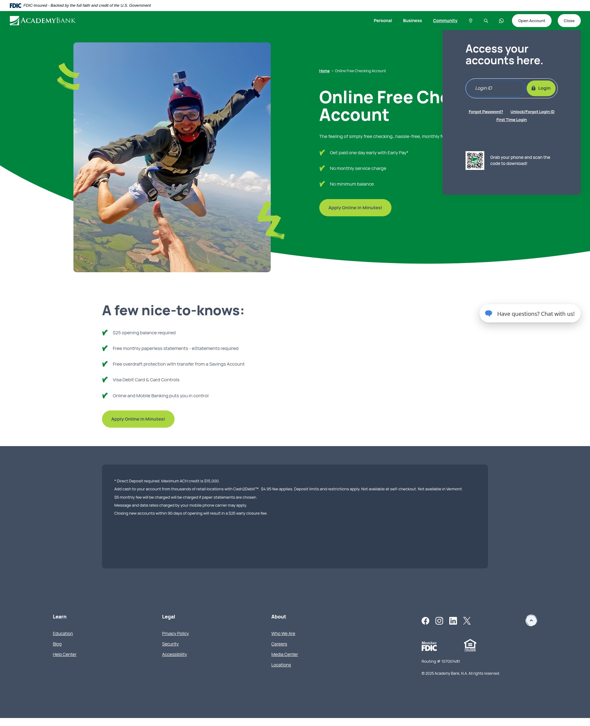 Landing Page