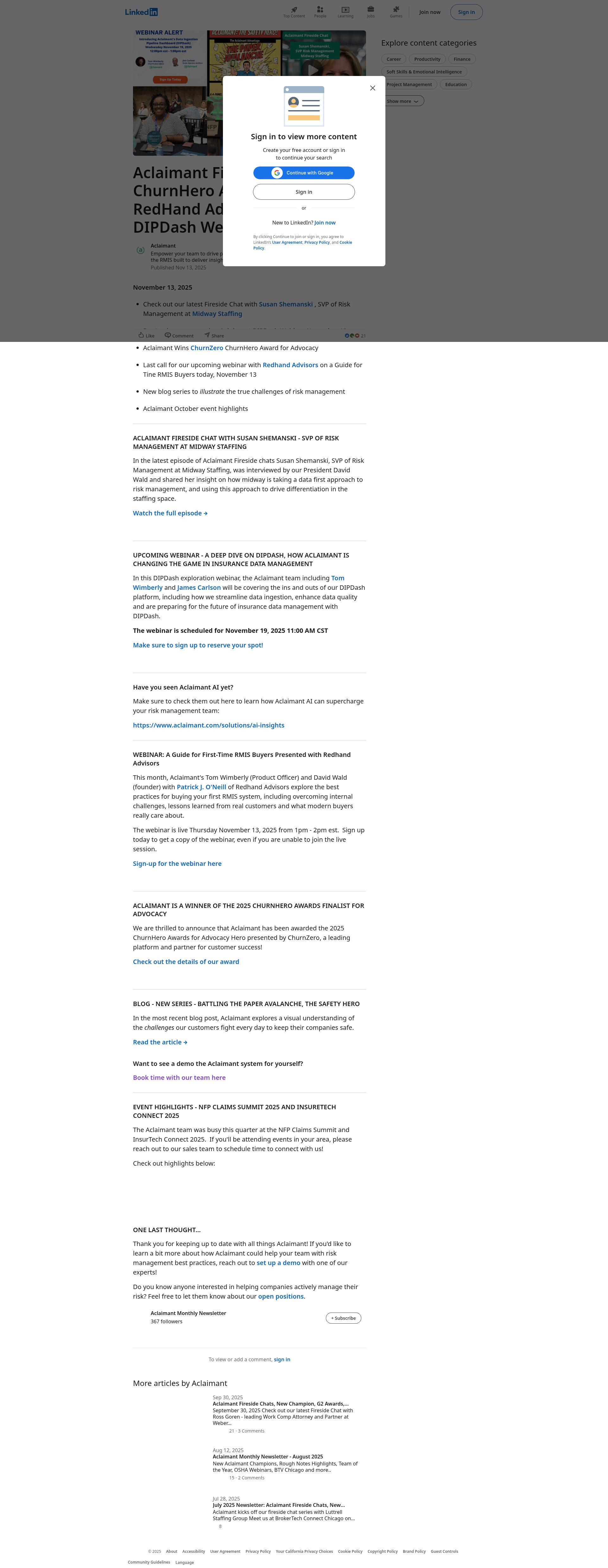 Landing Page