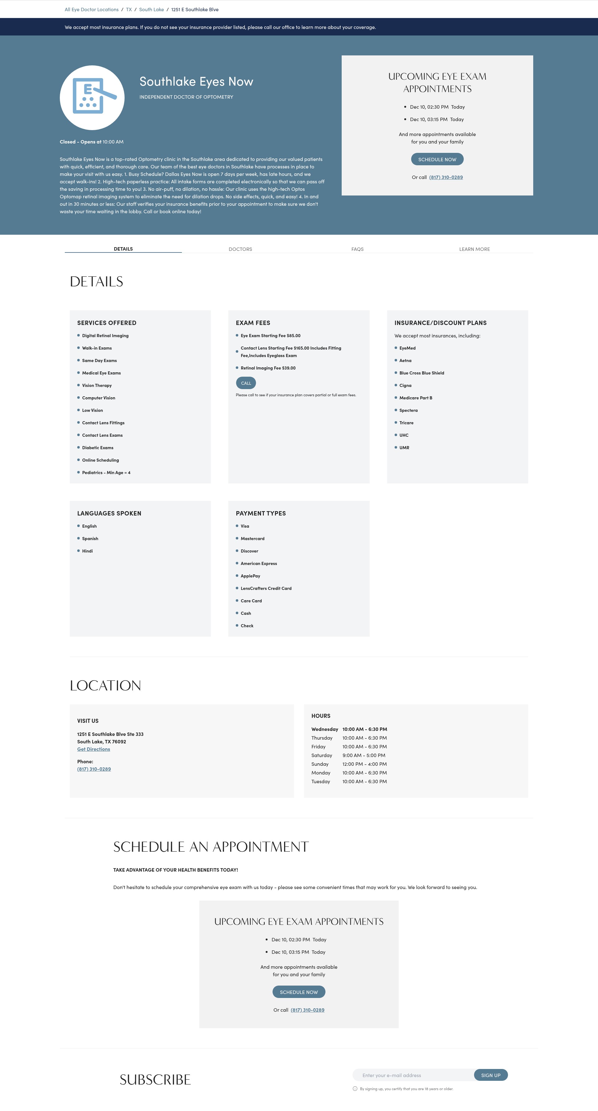 Landing Page