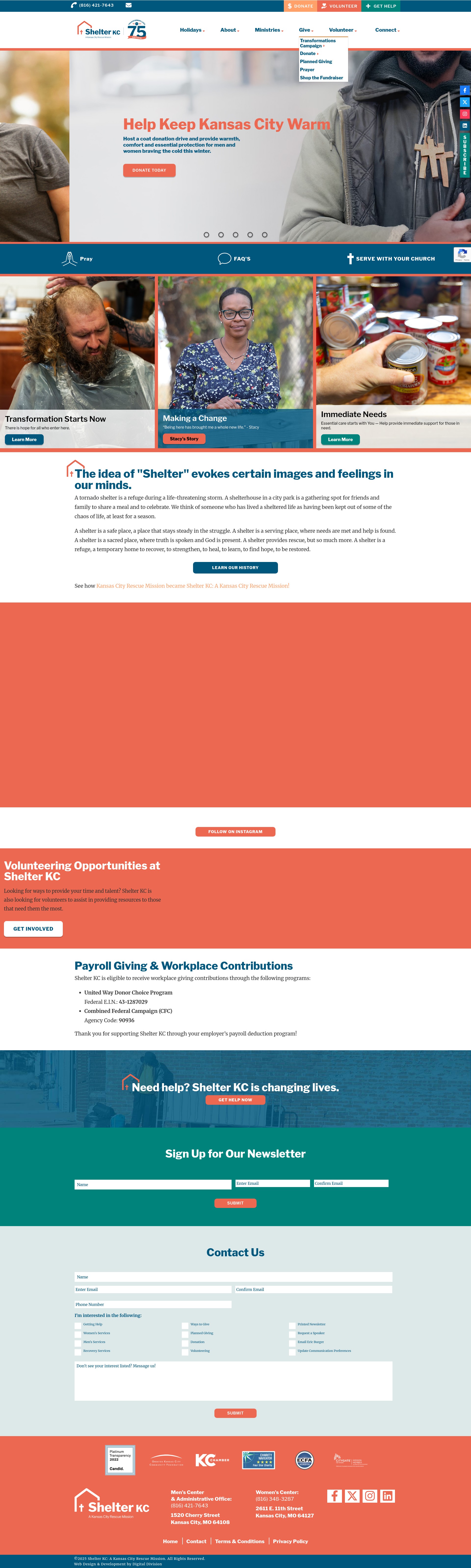 Landing Page