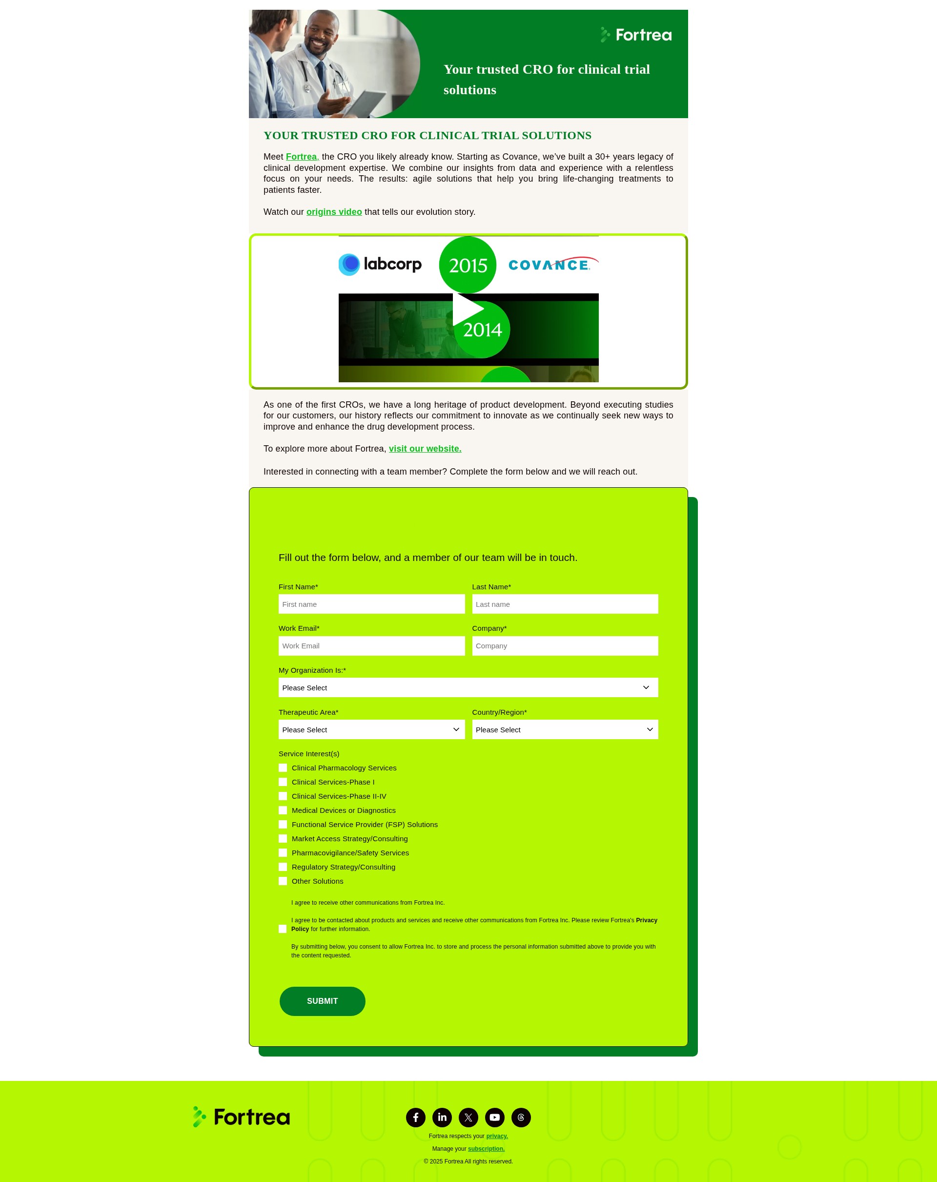 Landing Page