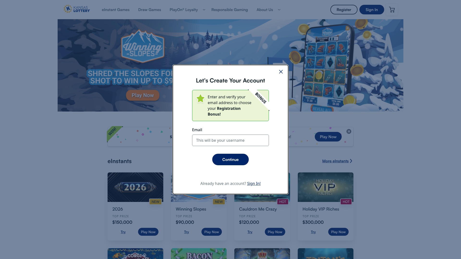 Landing Page