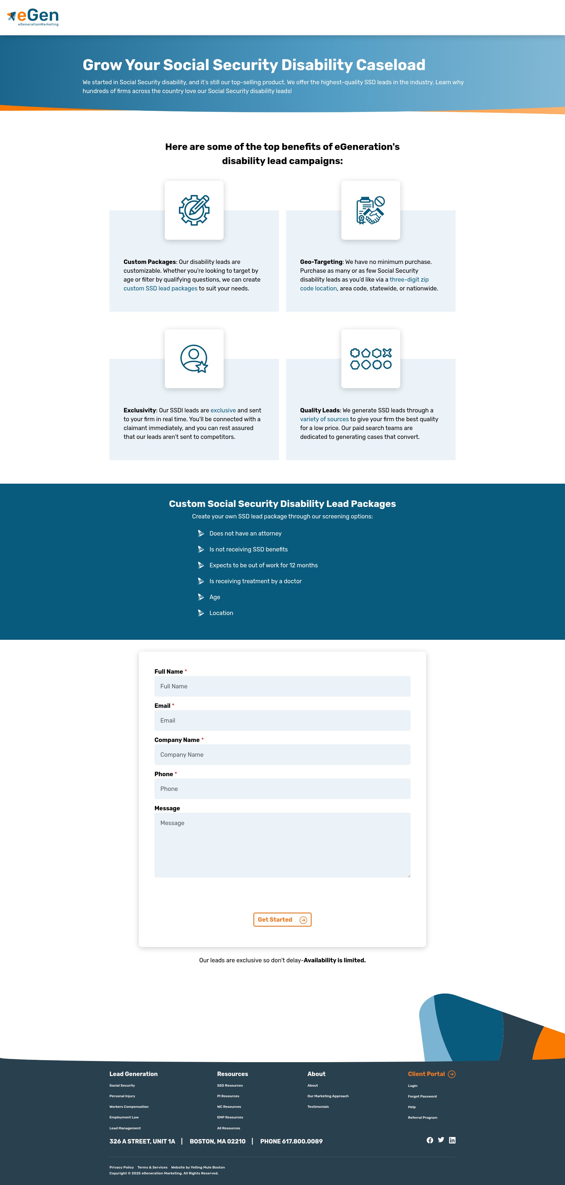Landing Page