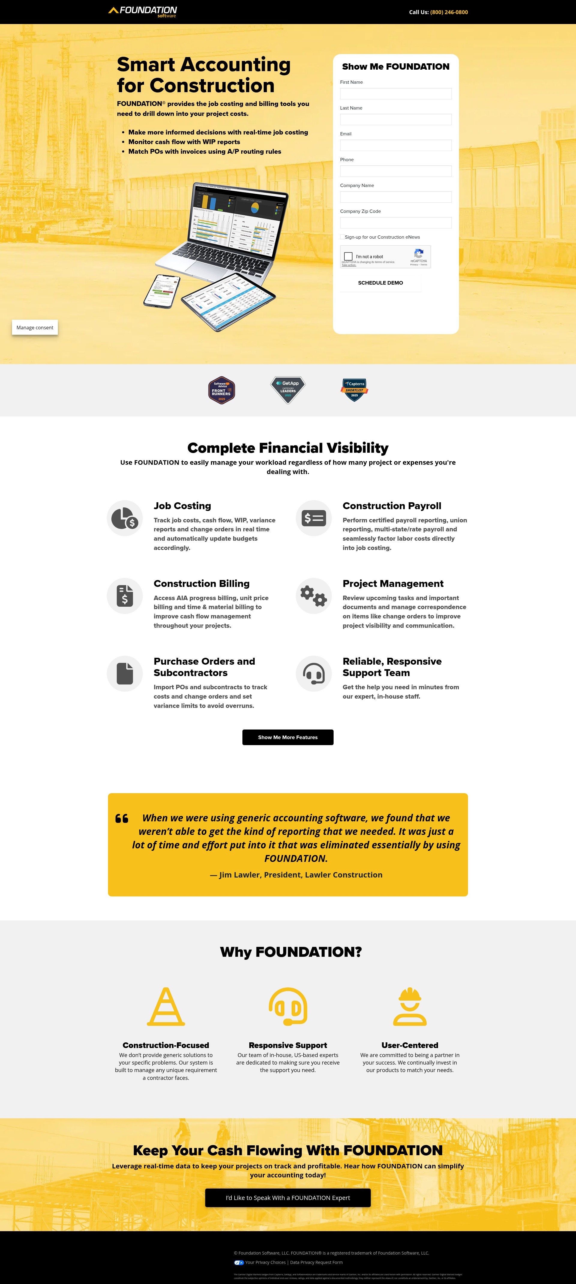 Landing Page